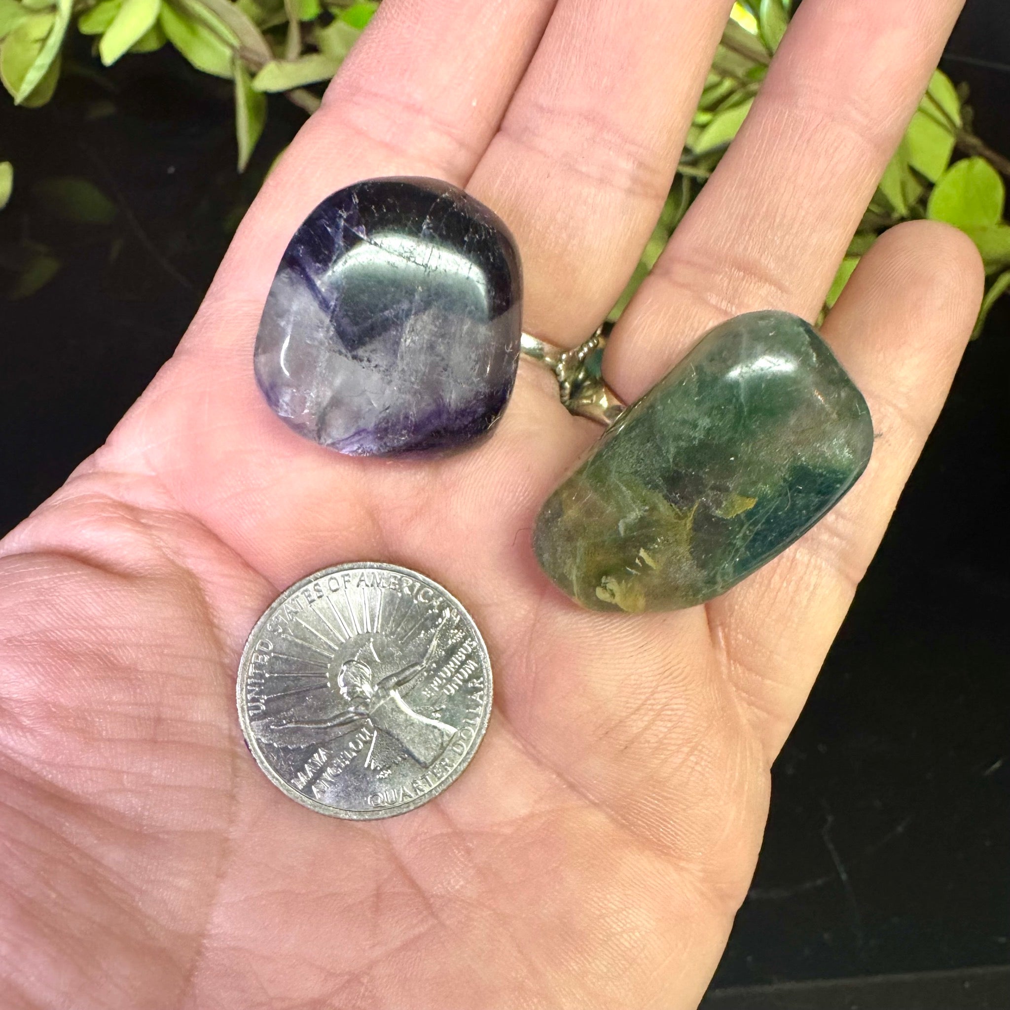 Rainbow Fluorite Tumble