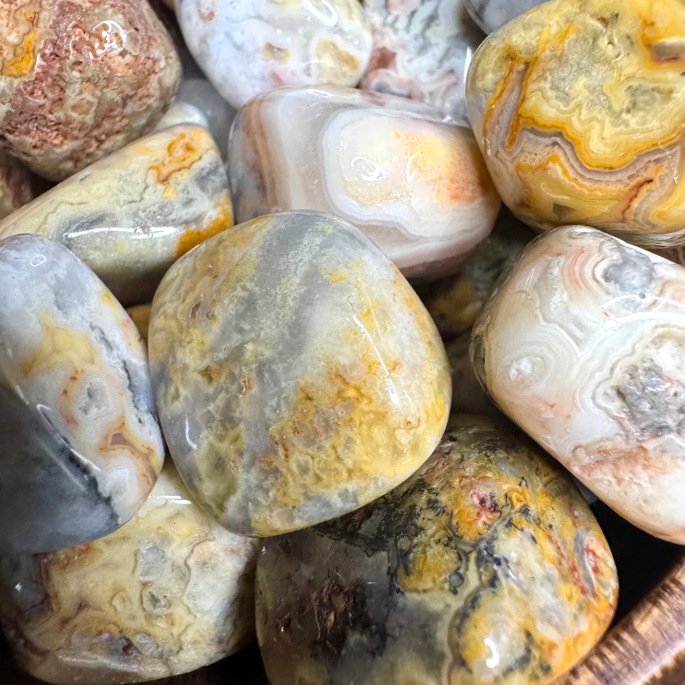 Crazy Lace Agate Tumble