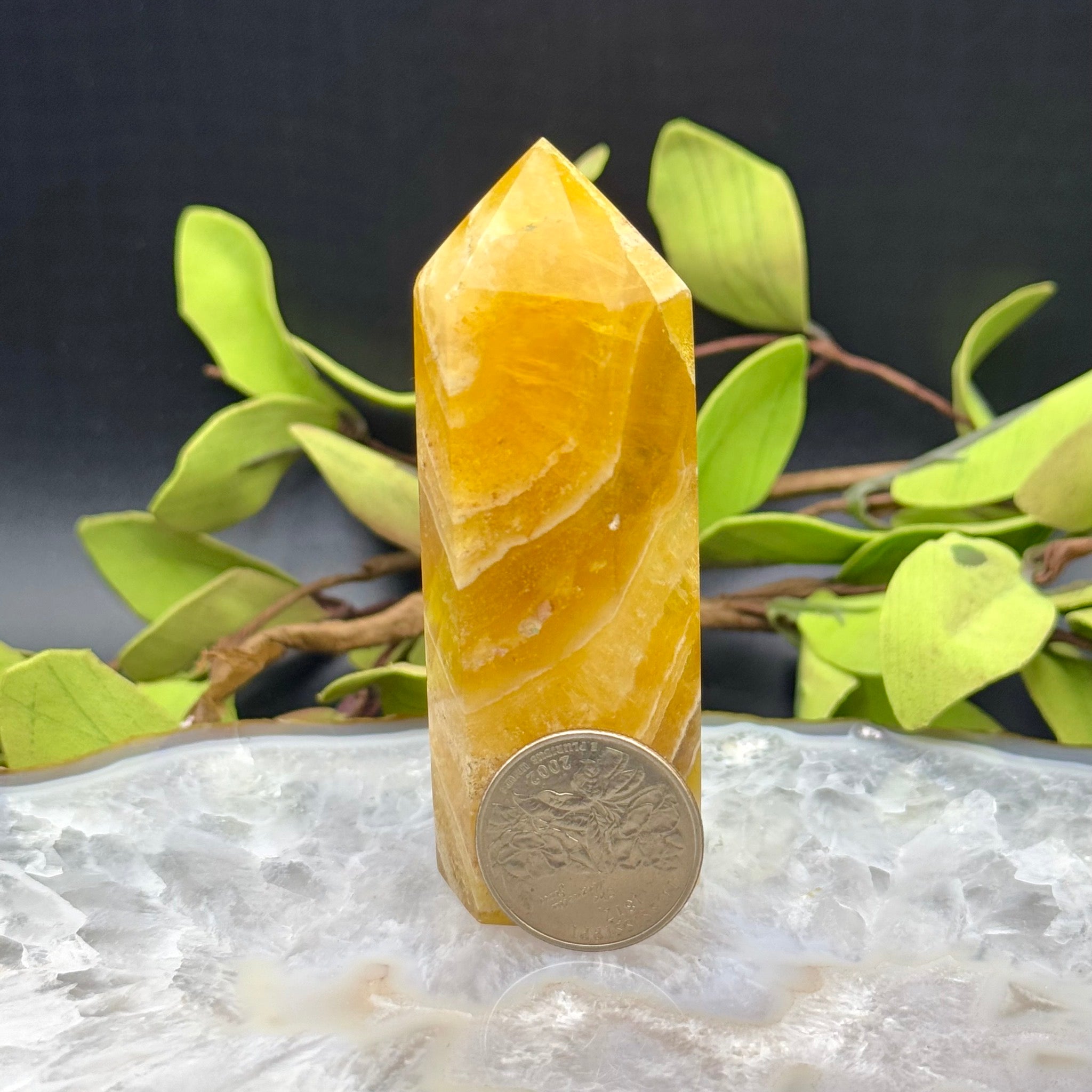 Yellow Fluorite Tower