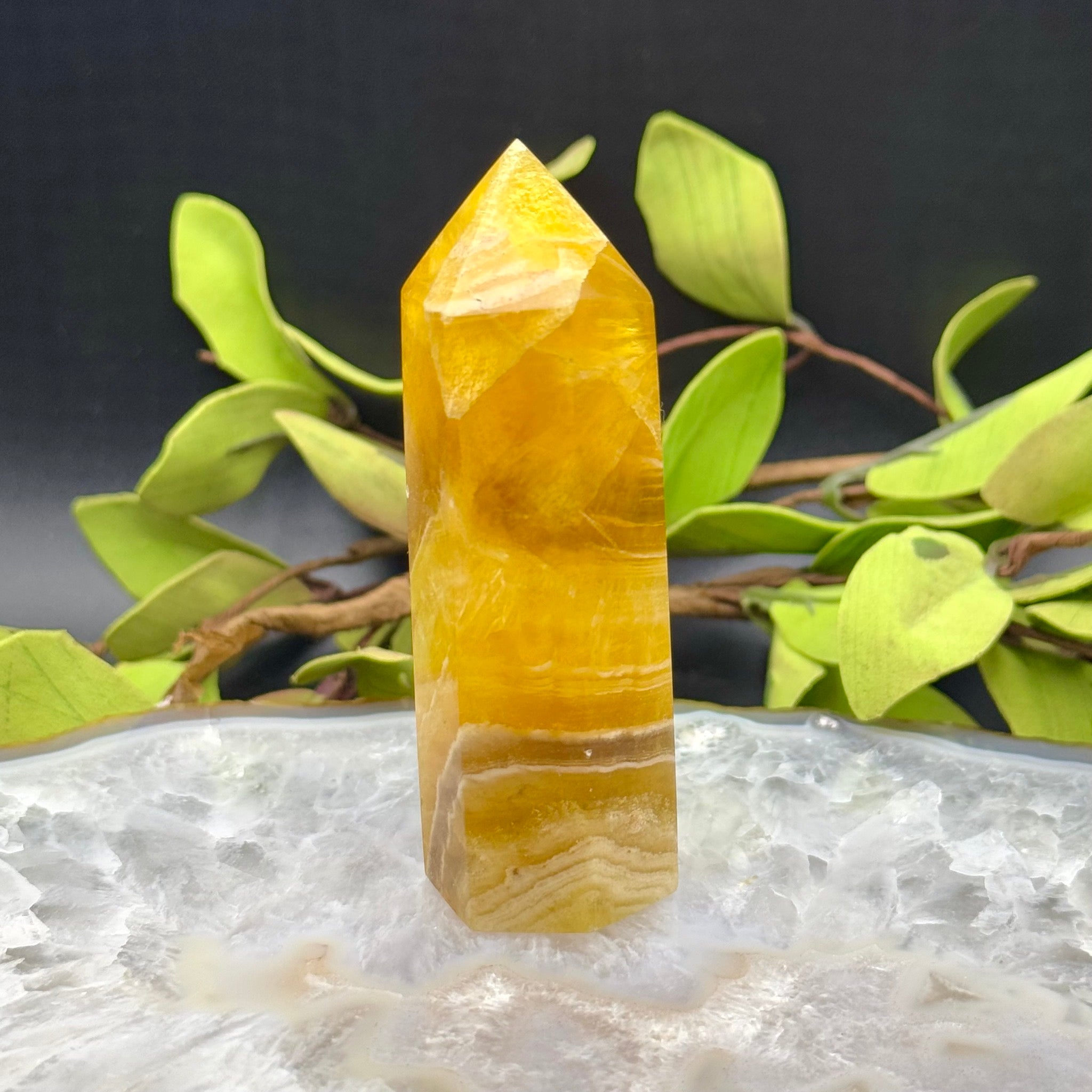 Yellow Fluorite Tower