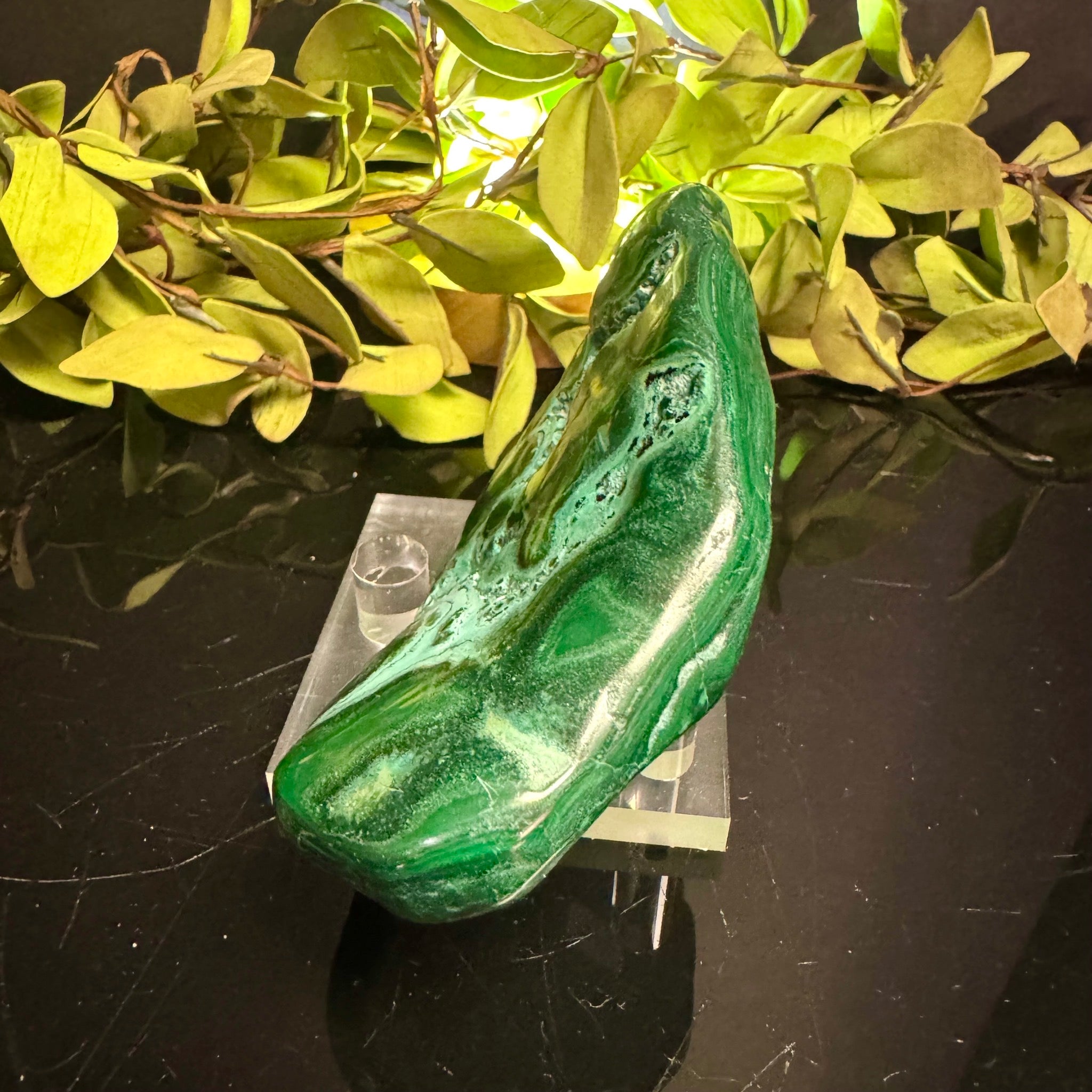 Chrysocolla & Malachite with stand