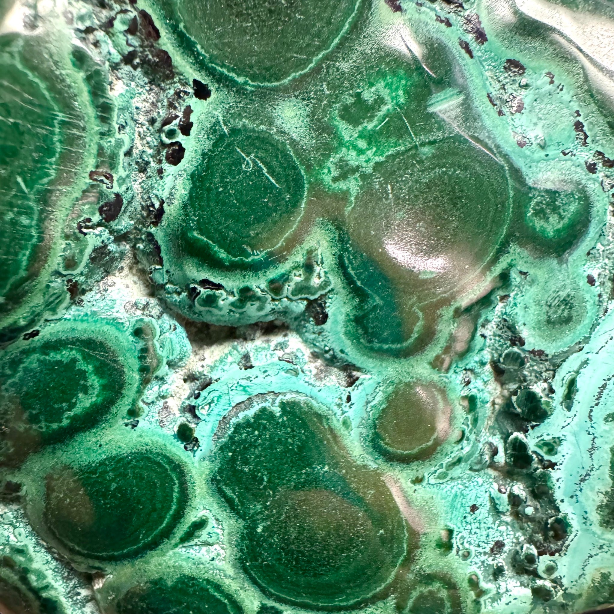 Chrysocolla & Malachite with stand