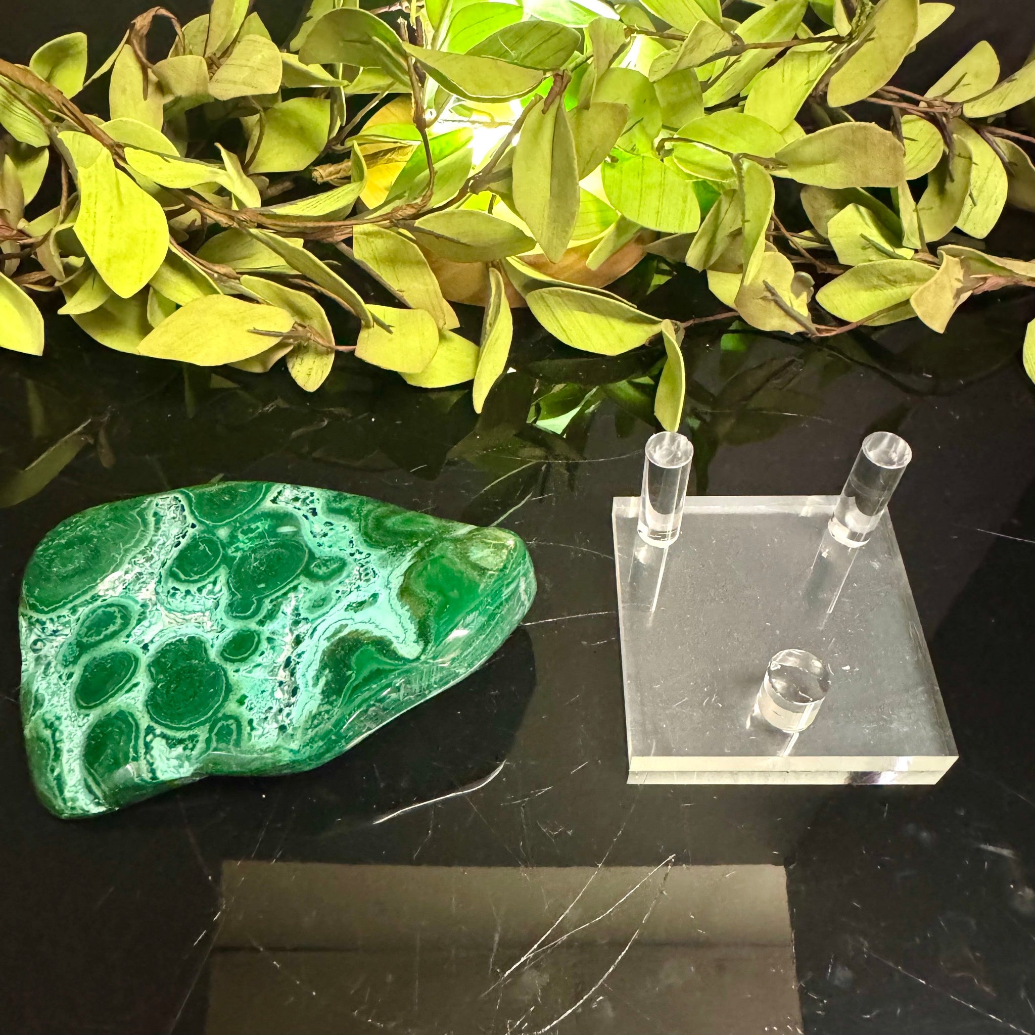Chrysocolla & Malachite with stand