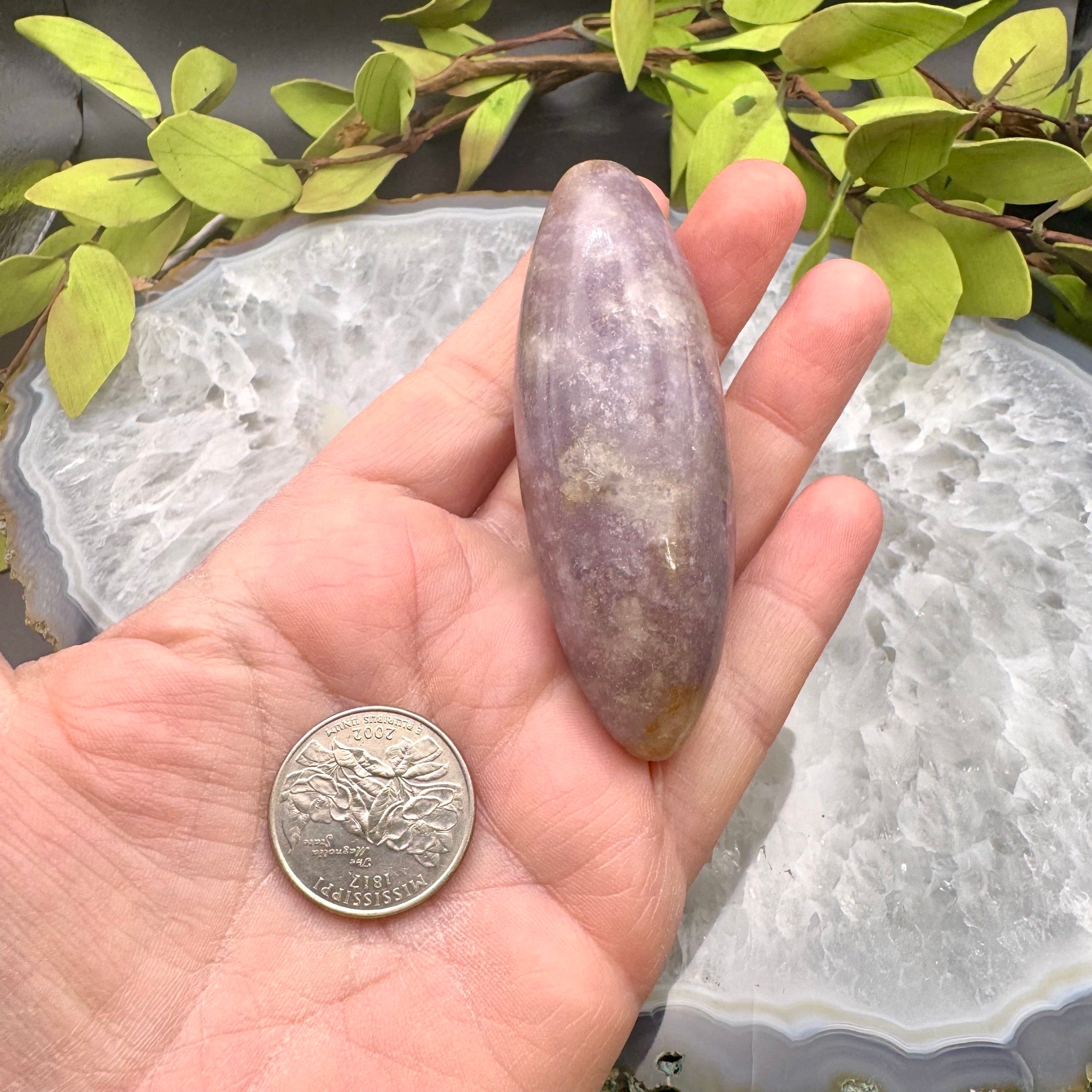 Lepidolite Carved Massager