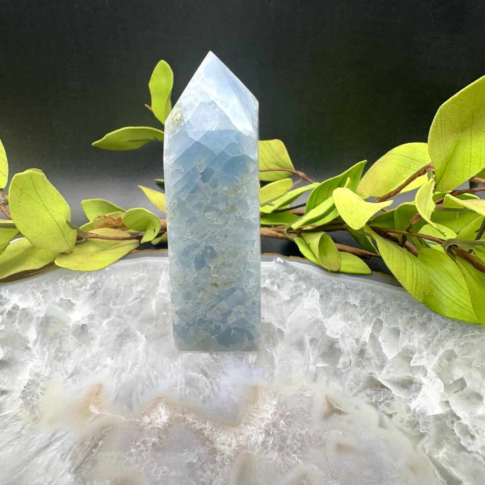 Blue Calcite Tower