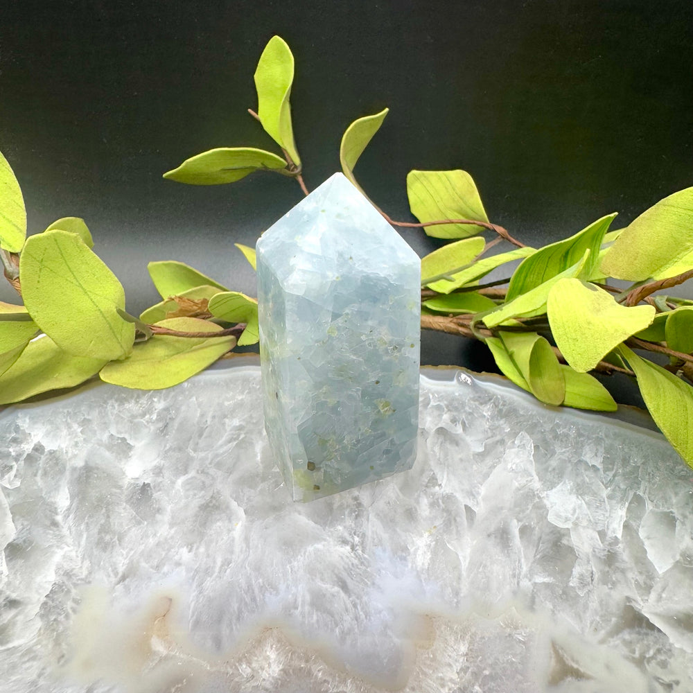 Blue Calcite Tower