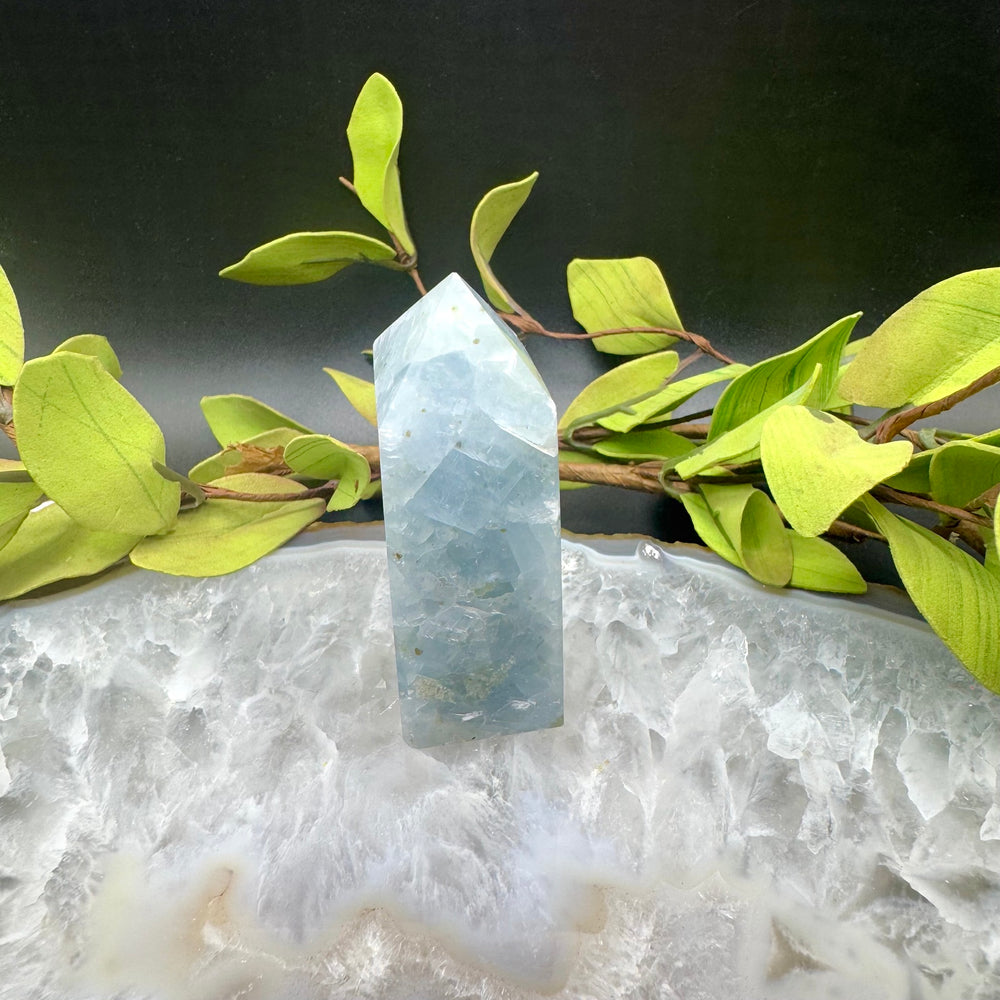 Blue Calcite Tower