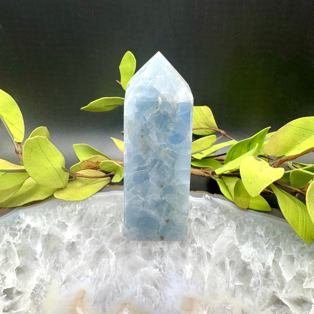 Blue Calcite Tower