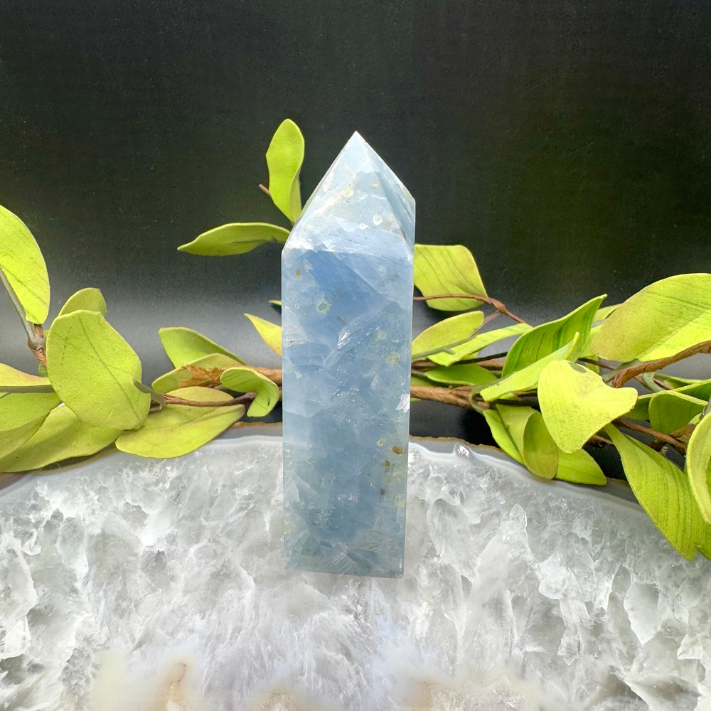 Blue Calcite Tower