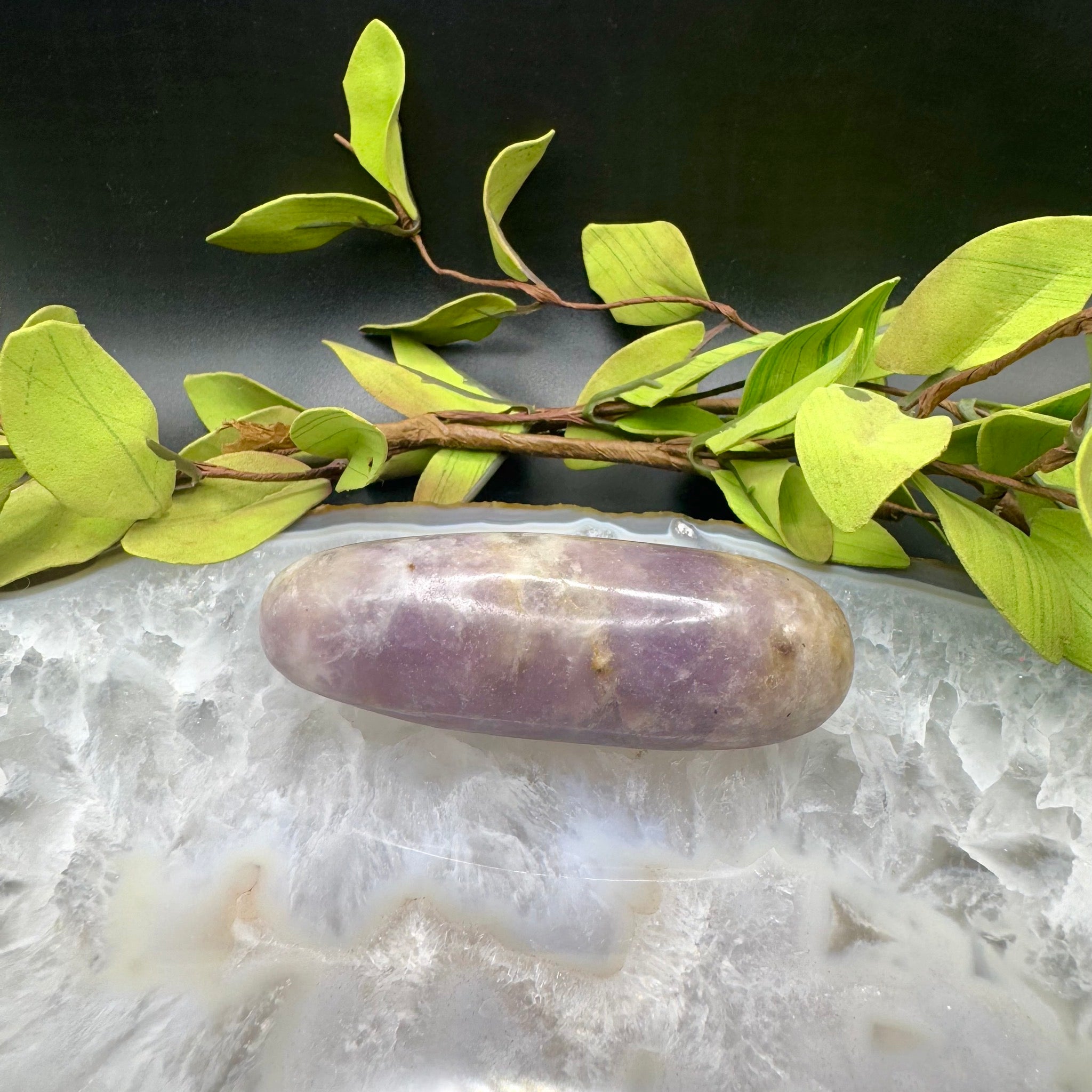 Lepidolite Carved Messager