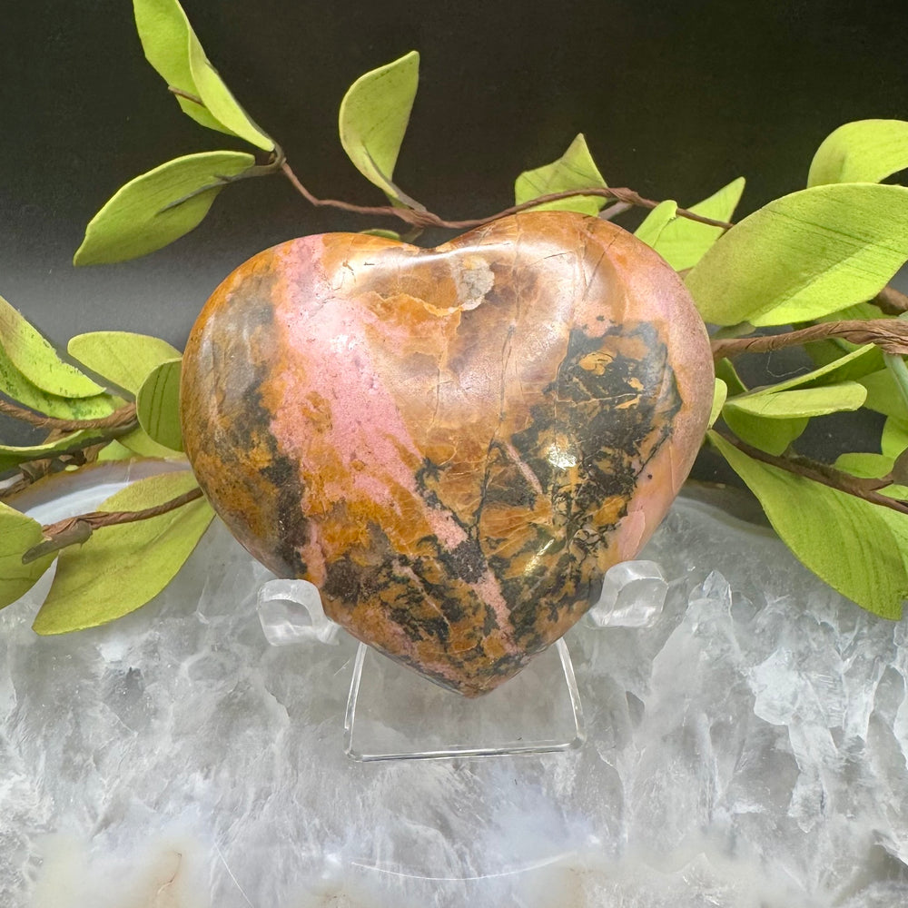 Rhodonite Heart