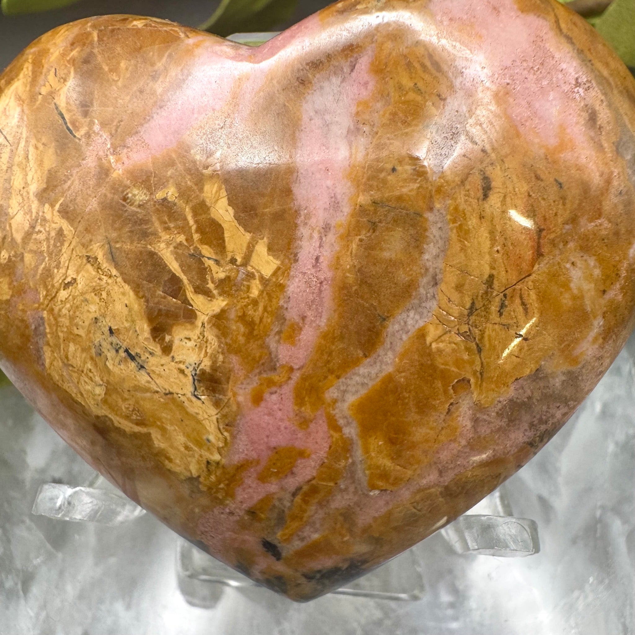 Rhodonite Heart