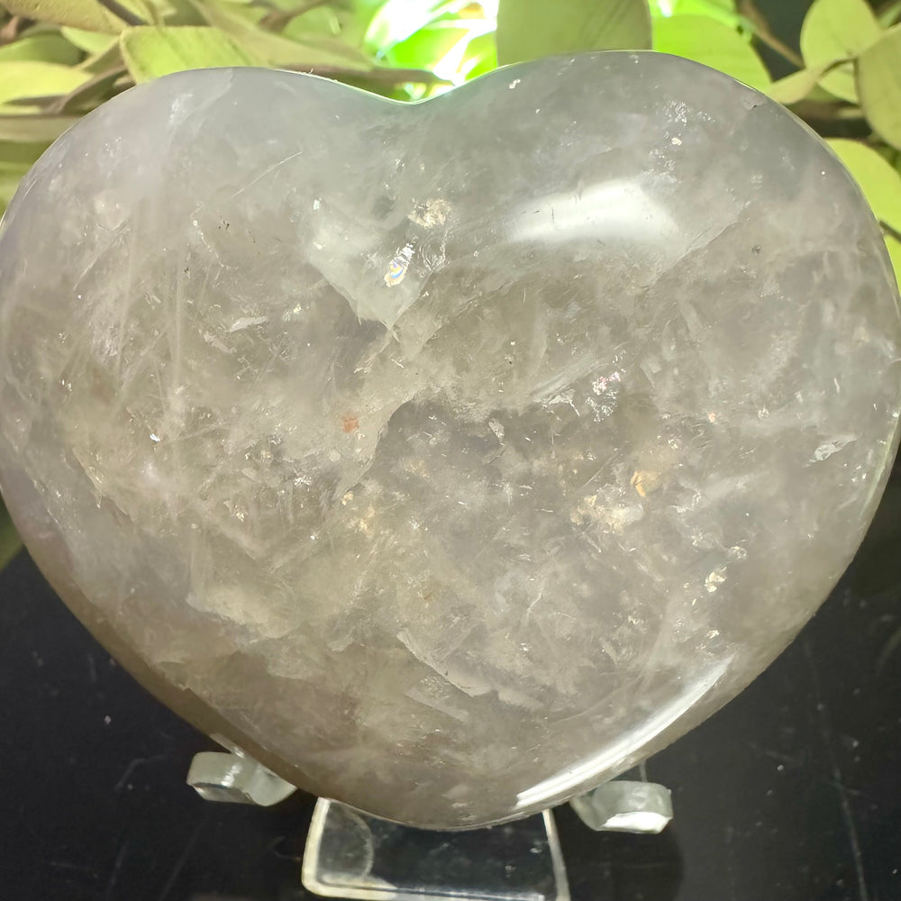 Blue Rose Quartz Heart