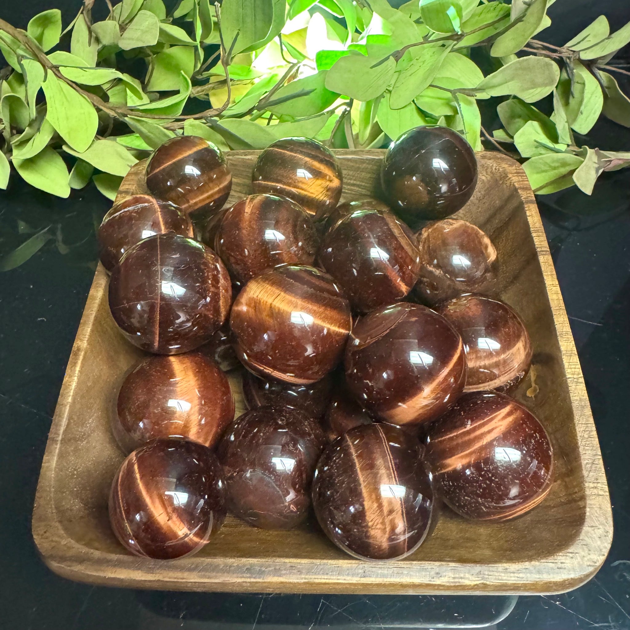 Red Tigers Eye Sphere