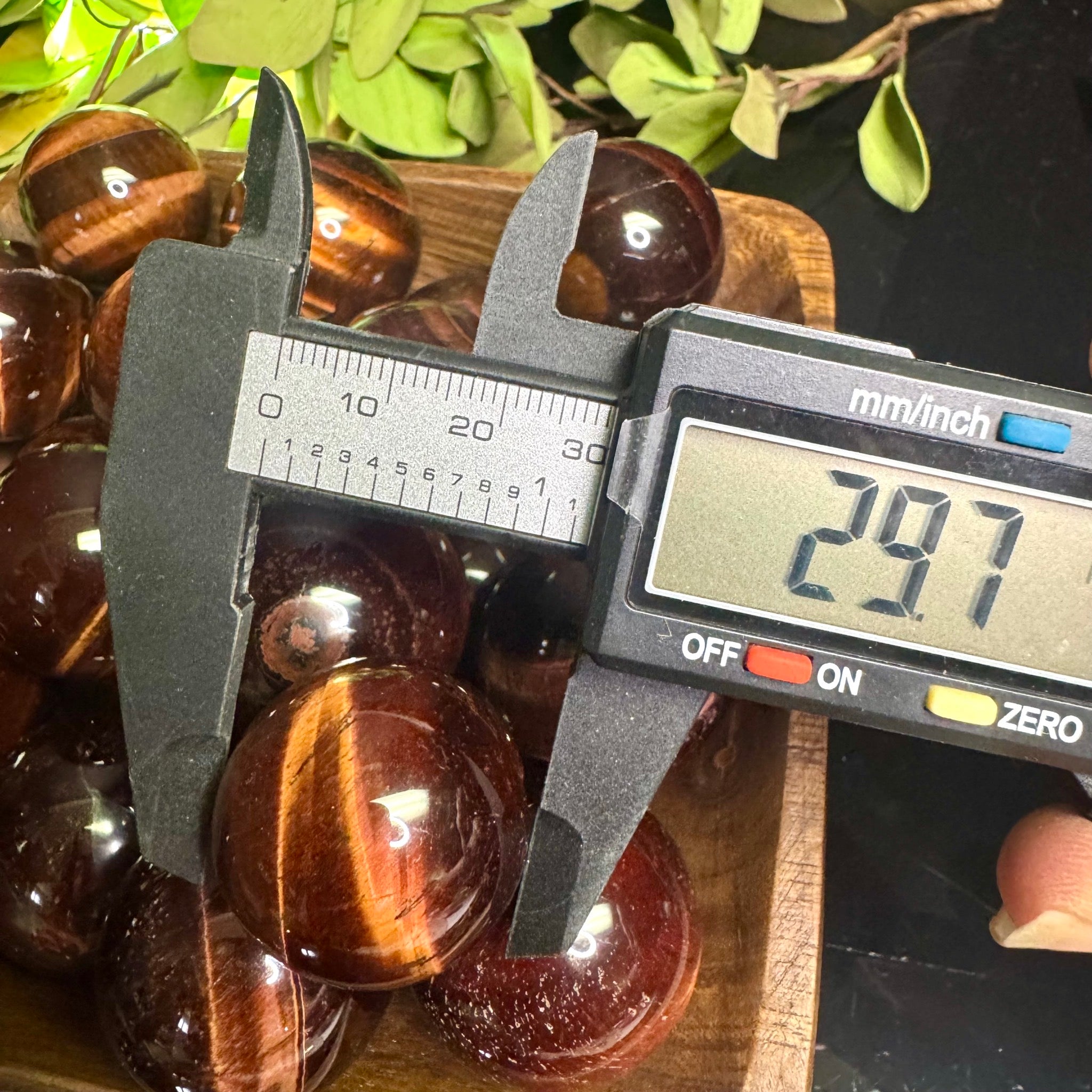 Red Tigers Eye Sphere