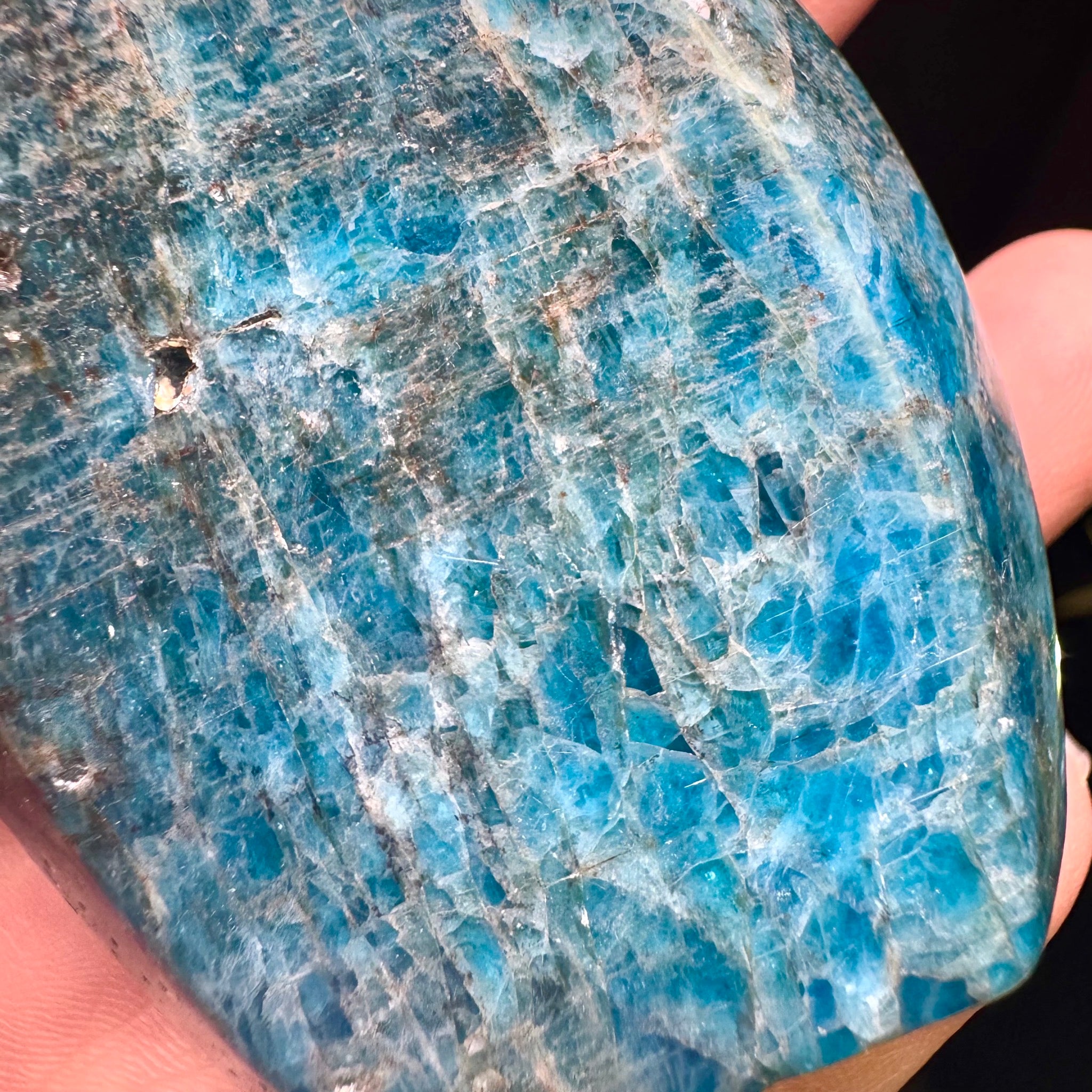 Blue Apatite Free Form