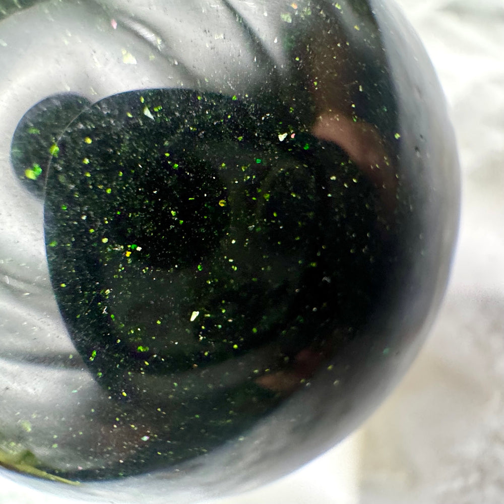 Green Goldstone Sphere