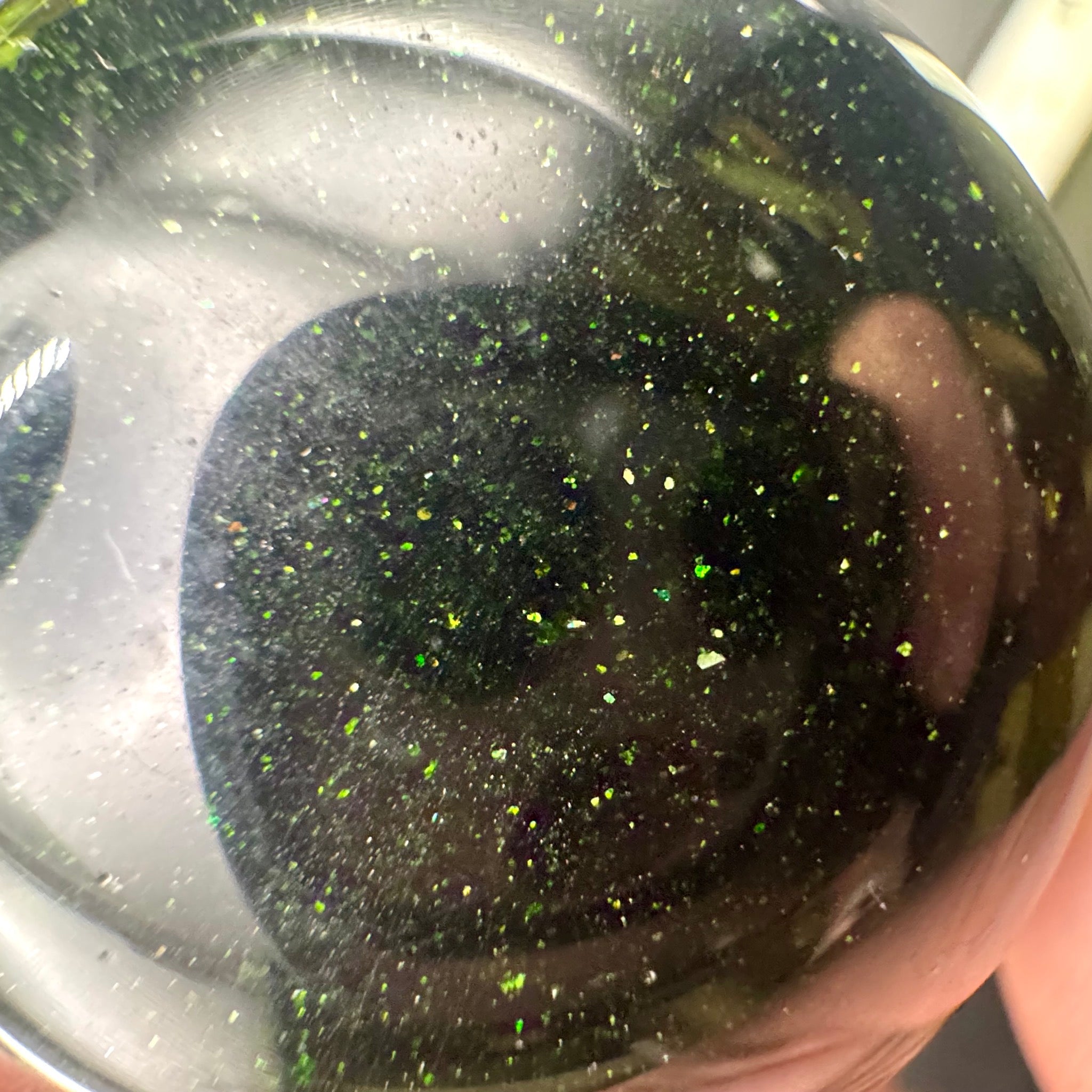 Green Goldstone Sphere