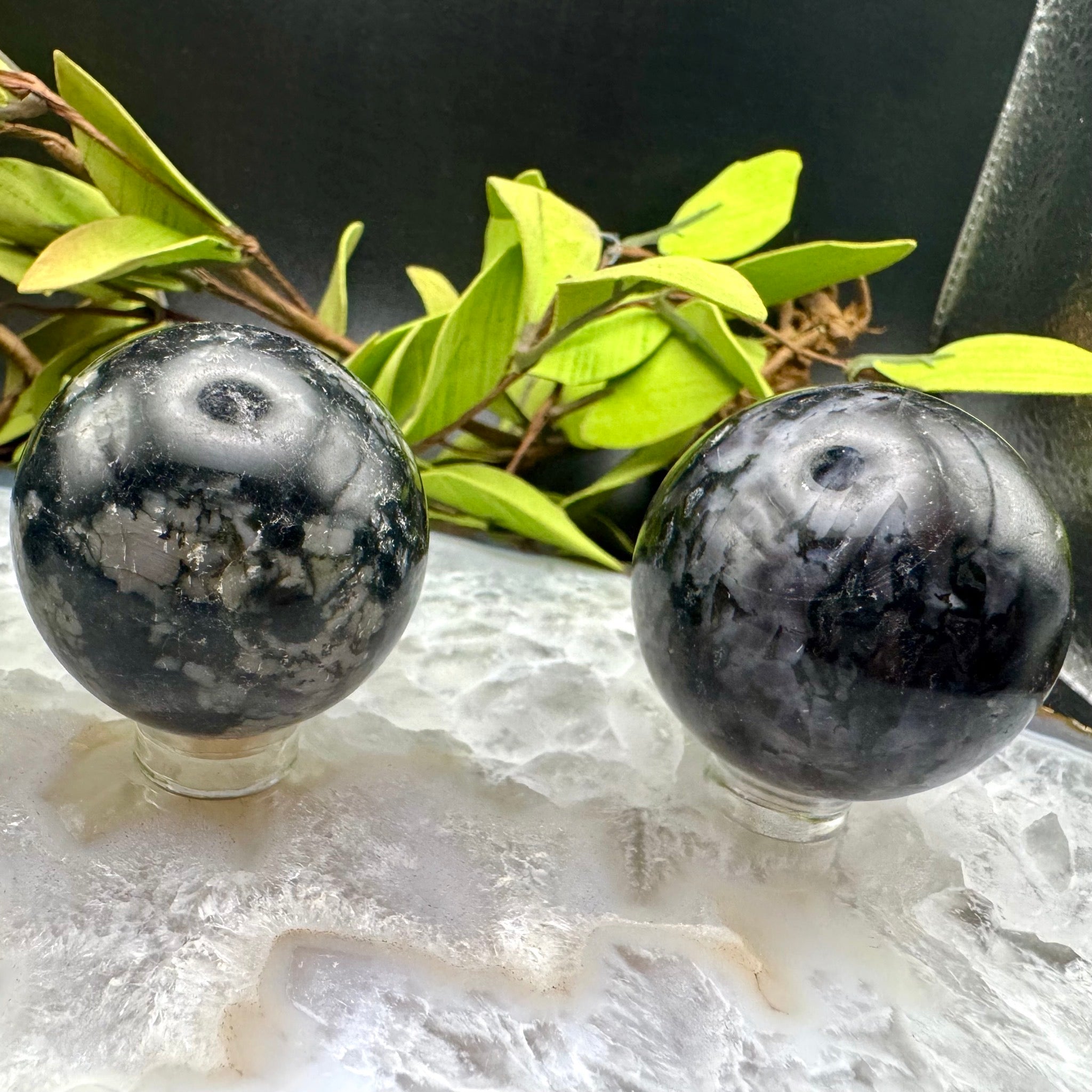 Indigo Gabbro Sphere
