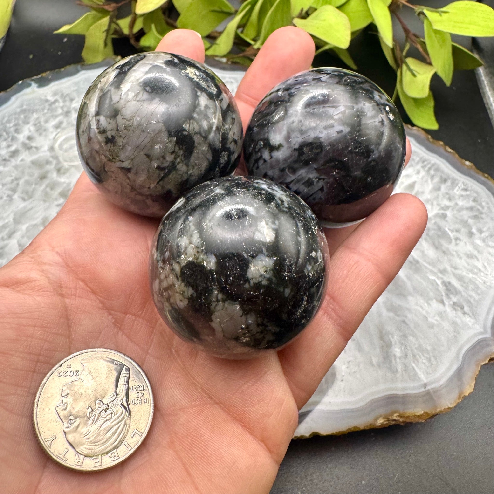 Indigo Gabbro Sphere