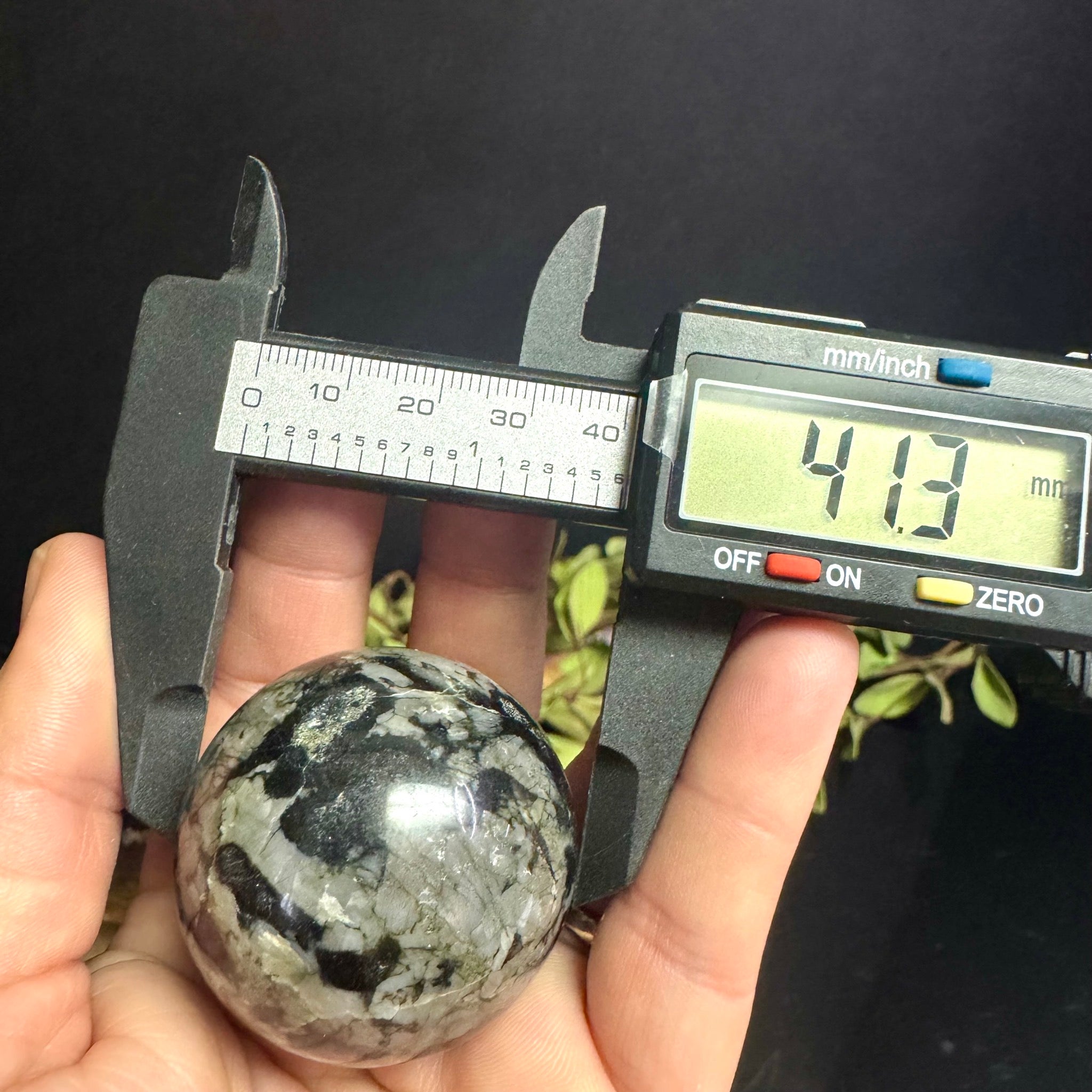 Indigo Gabbro Sphere