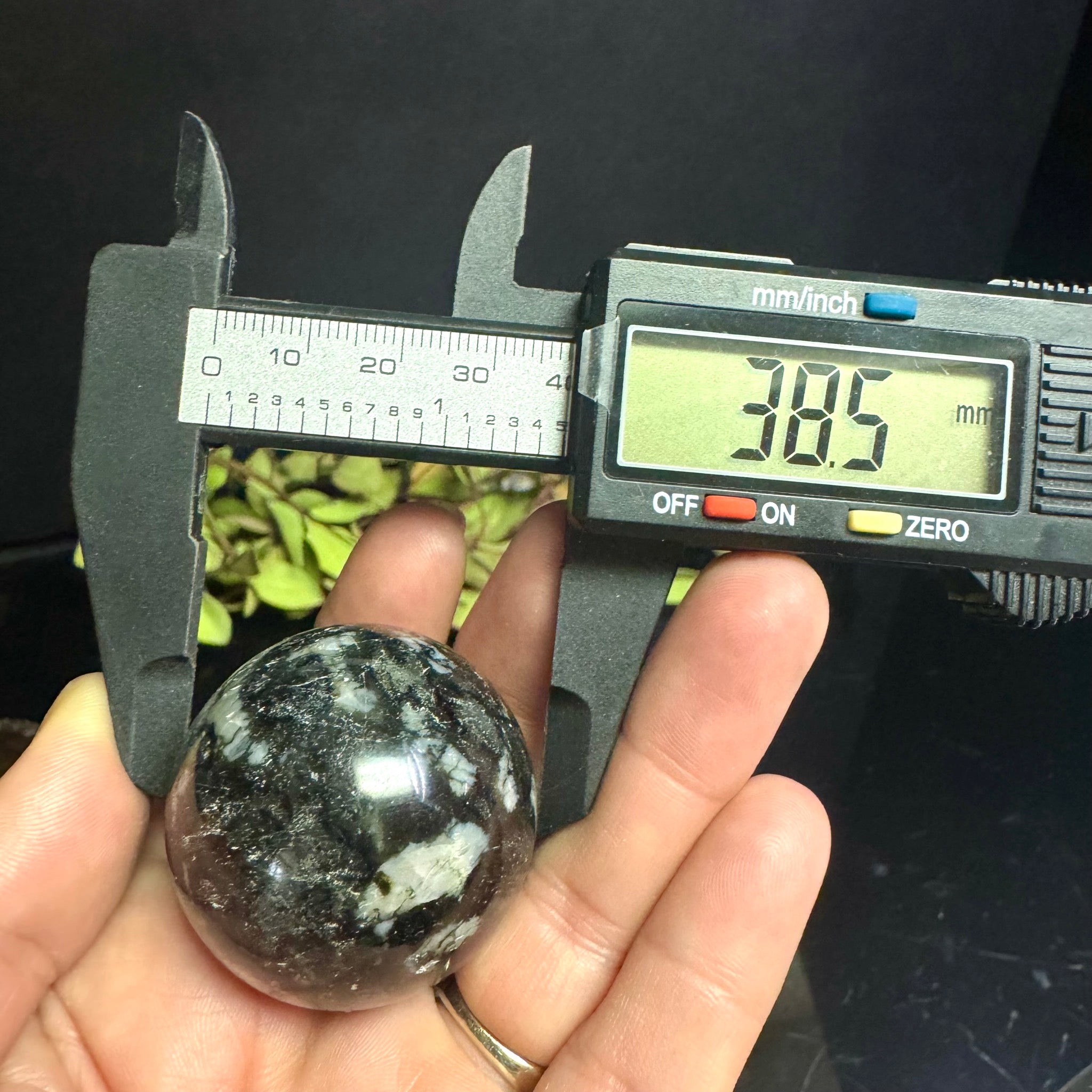 Indigo Gabbro Sphere