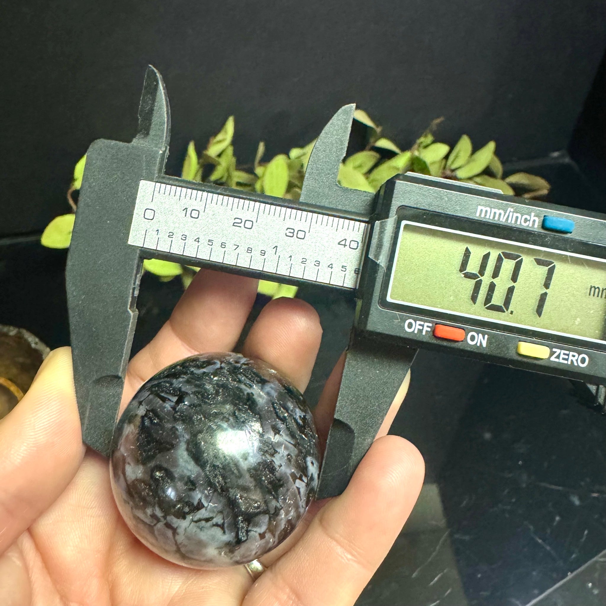 Indigo Gabbro Sphere