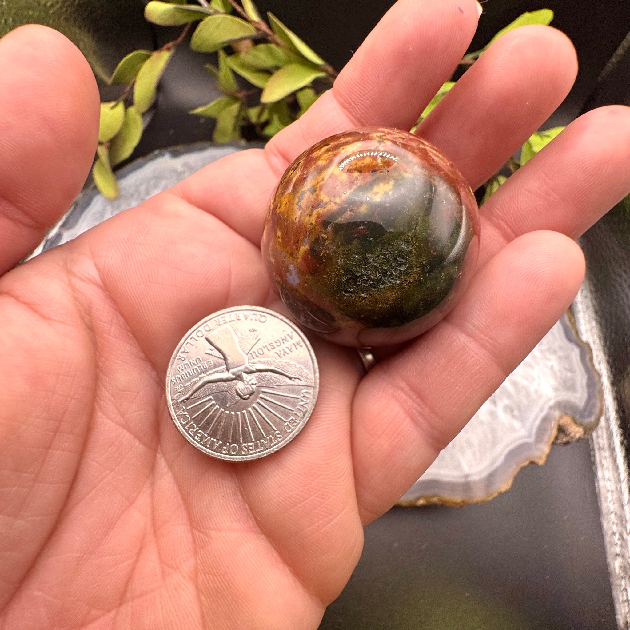 Ocean Jasper Sphere