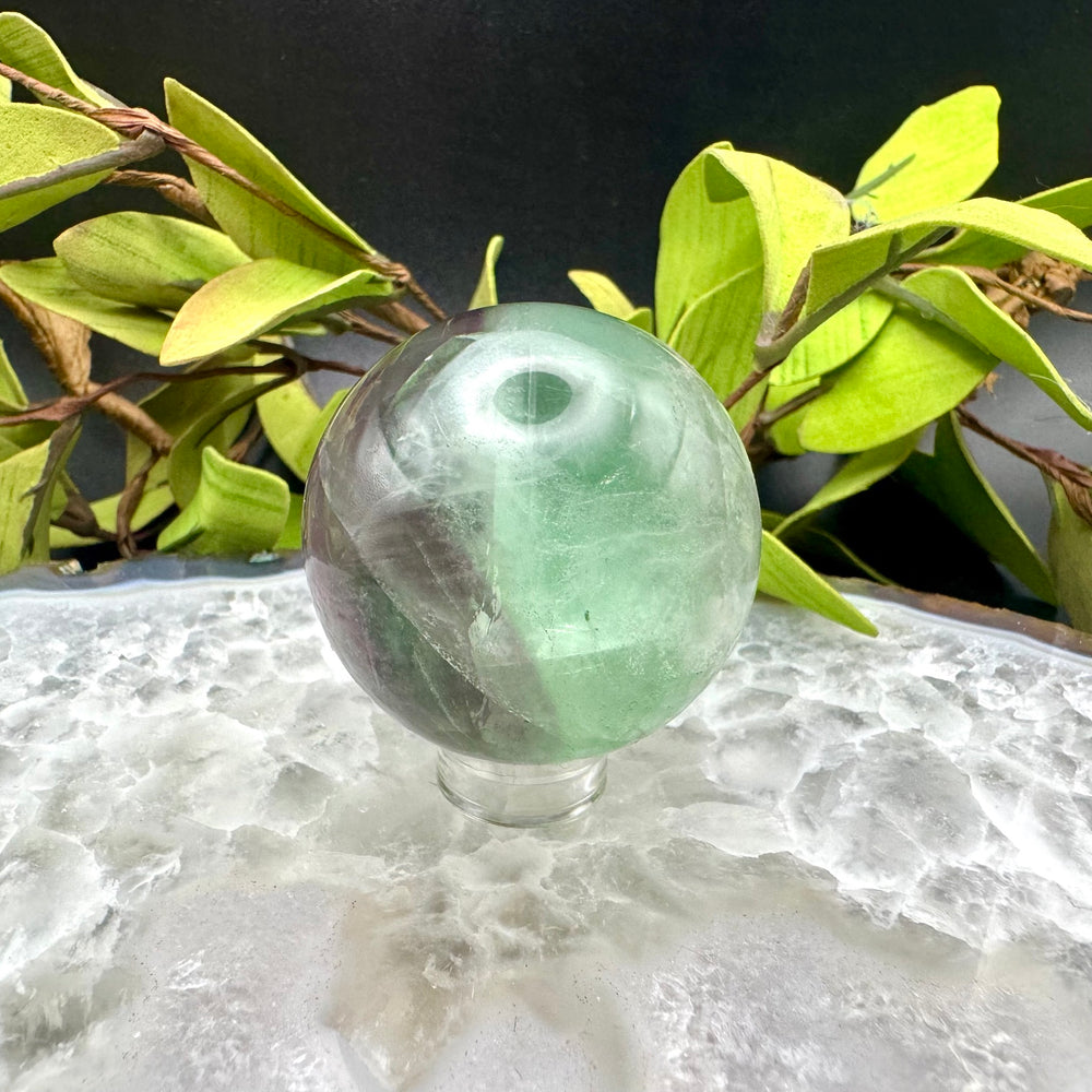 Rainbow Fluorite Sphere