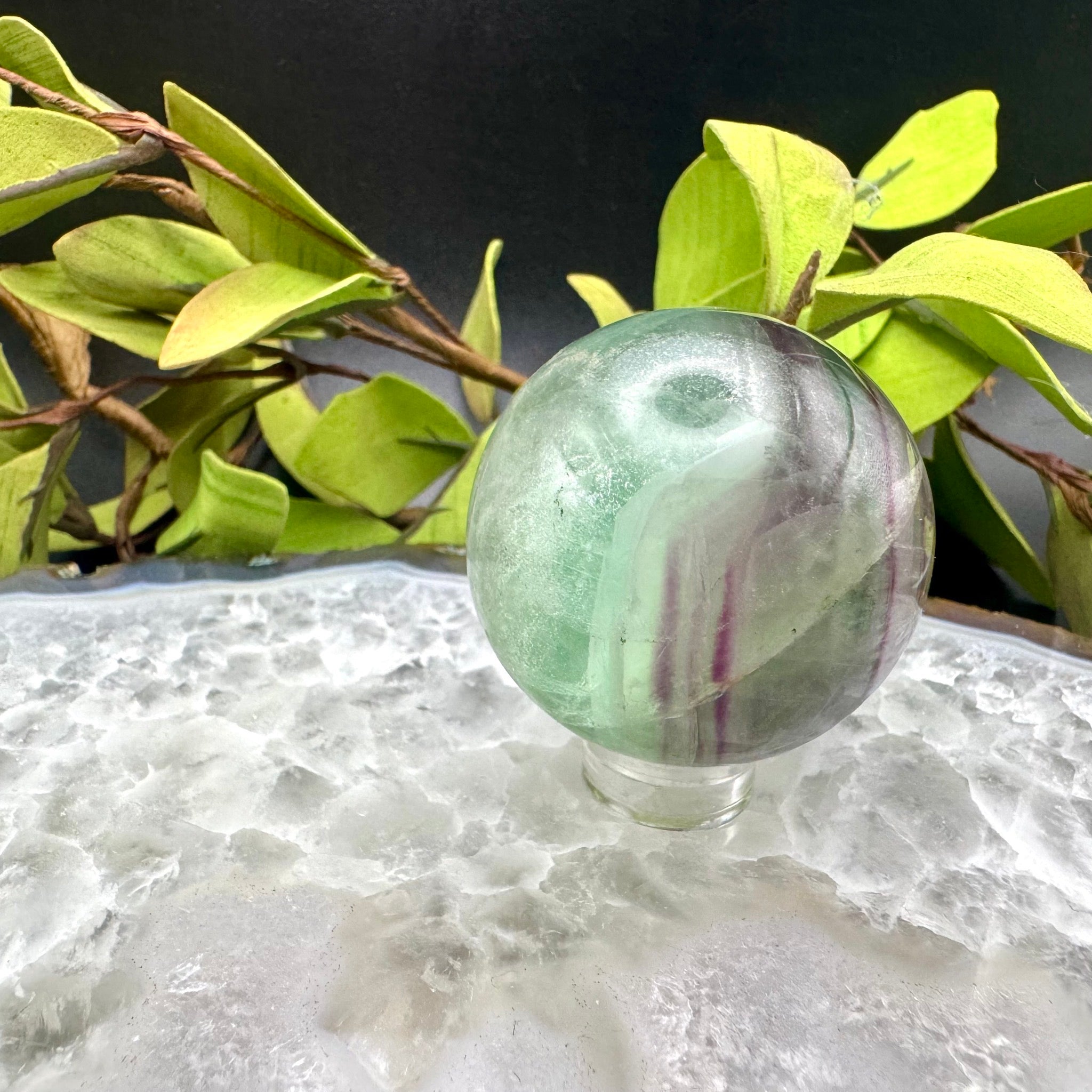 Rainbow Fluorite Sphere