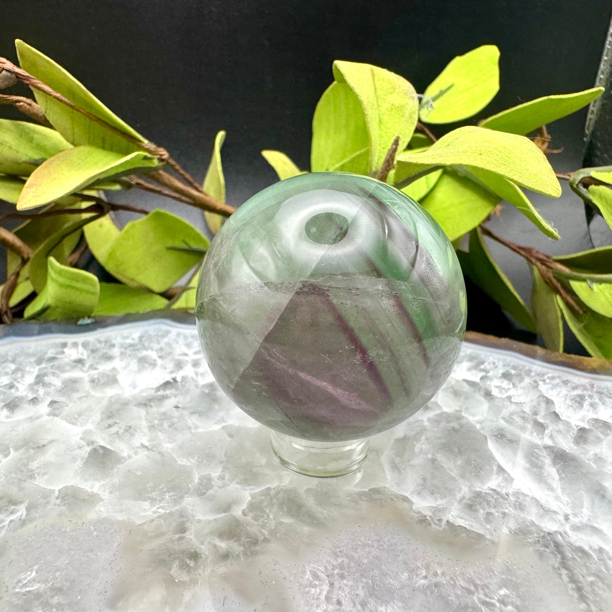 Rainbow Fluorite Sphere