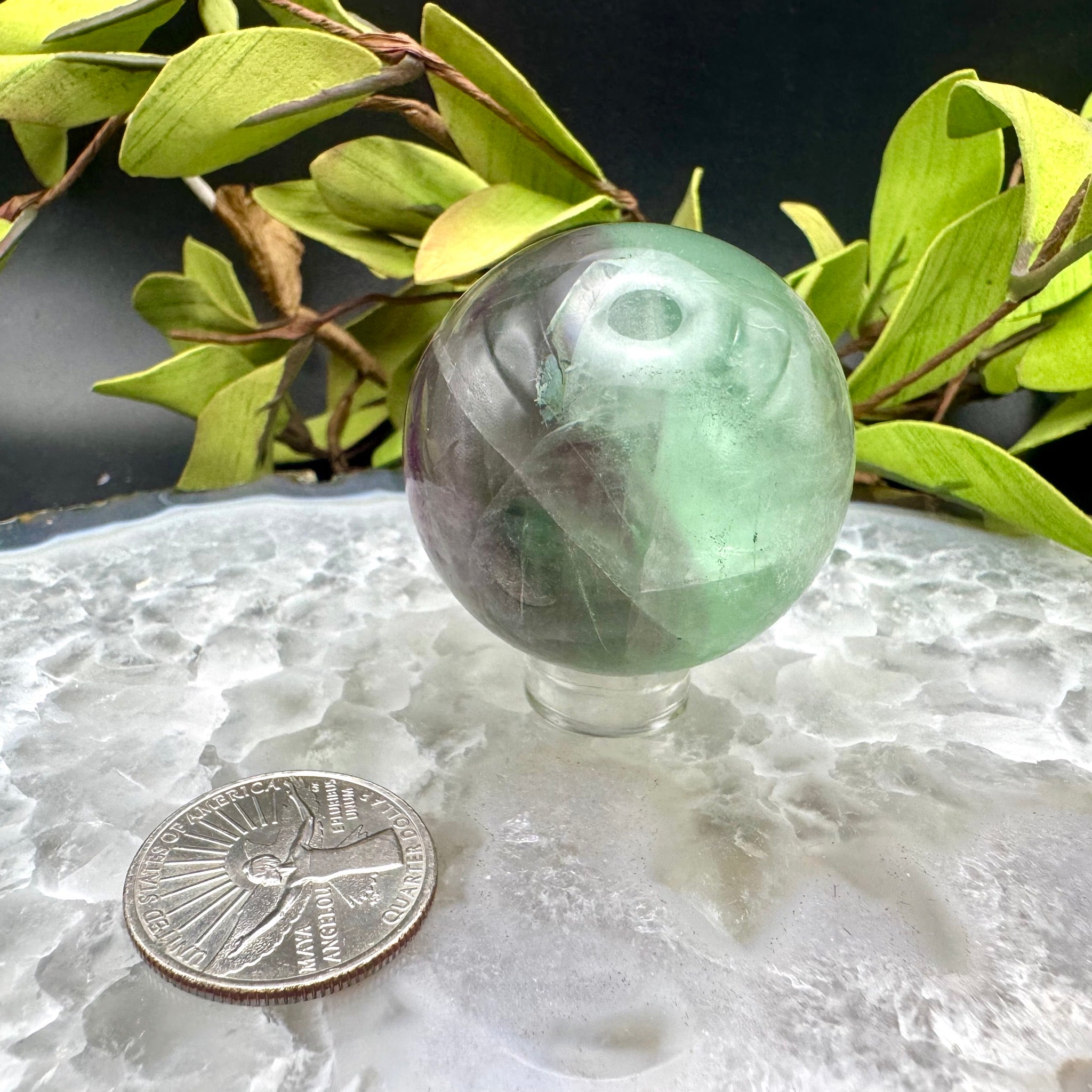 Rainbow Fluorite Sphere