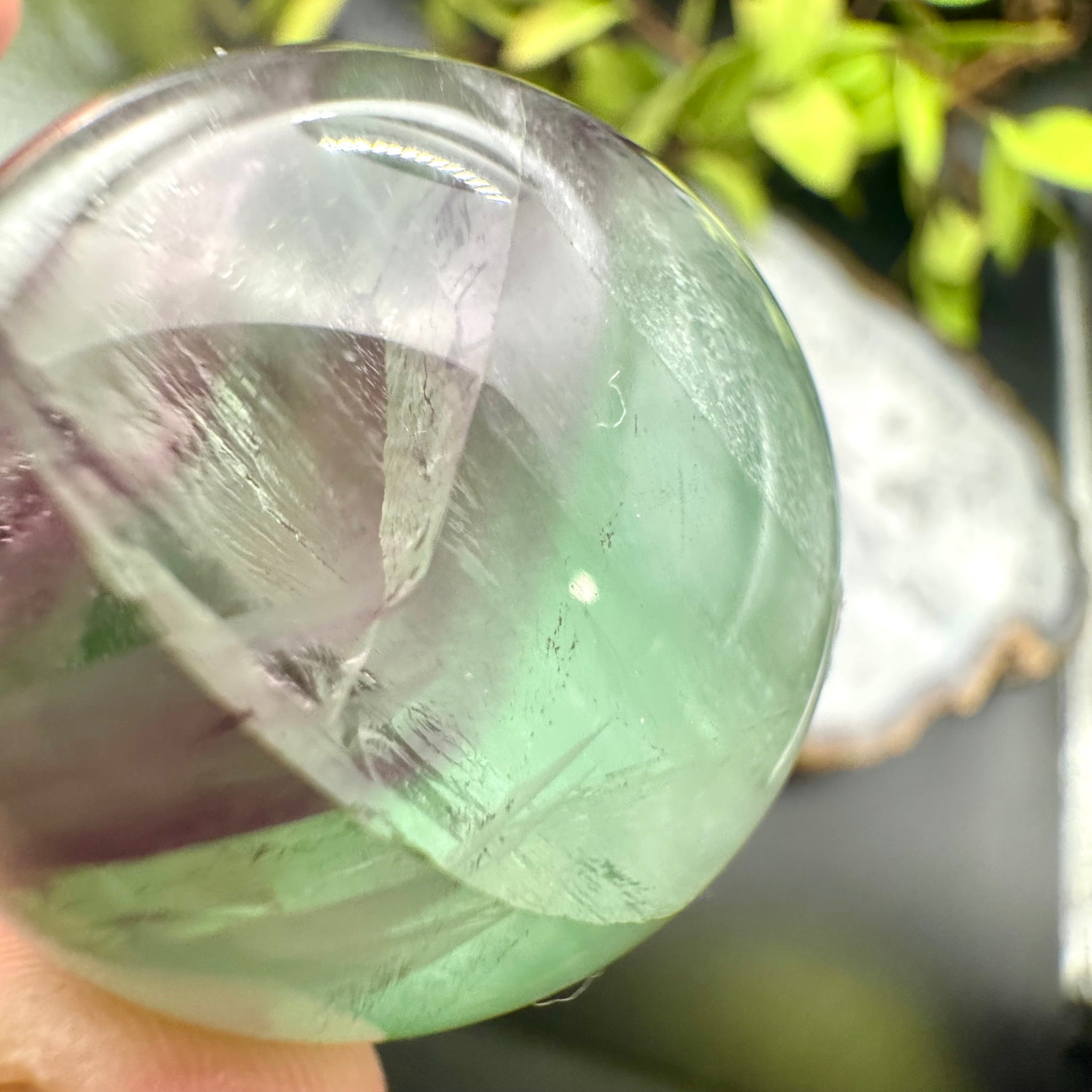Rainbow Fluorite Sphere