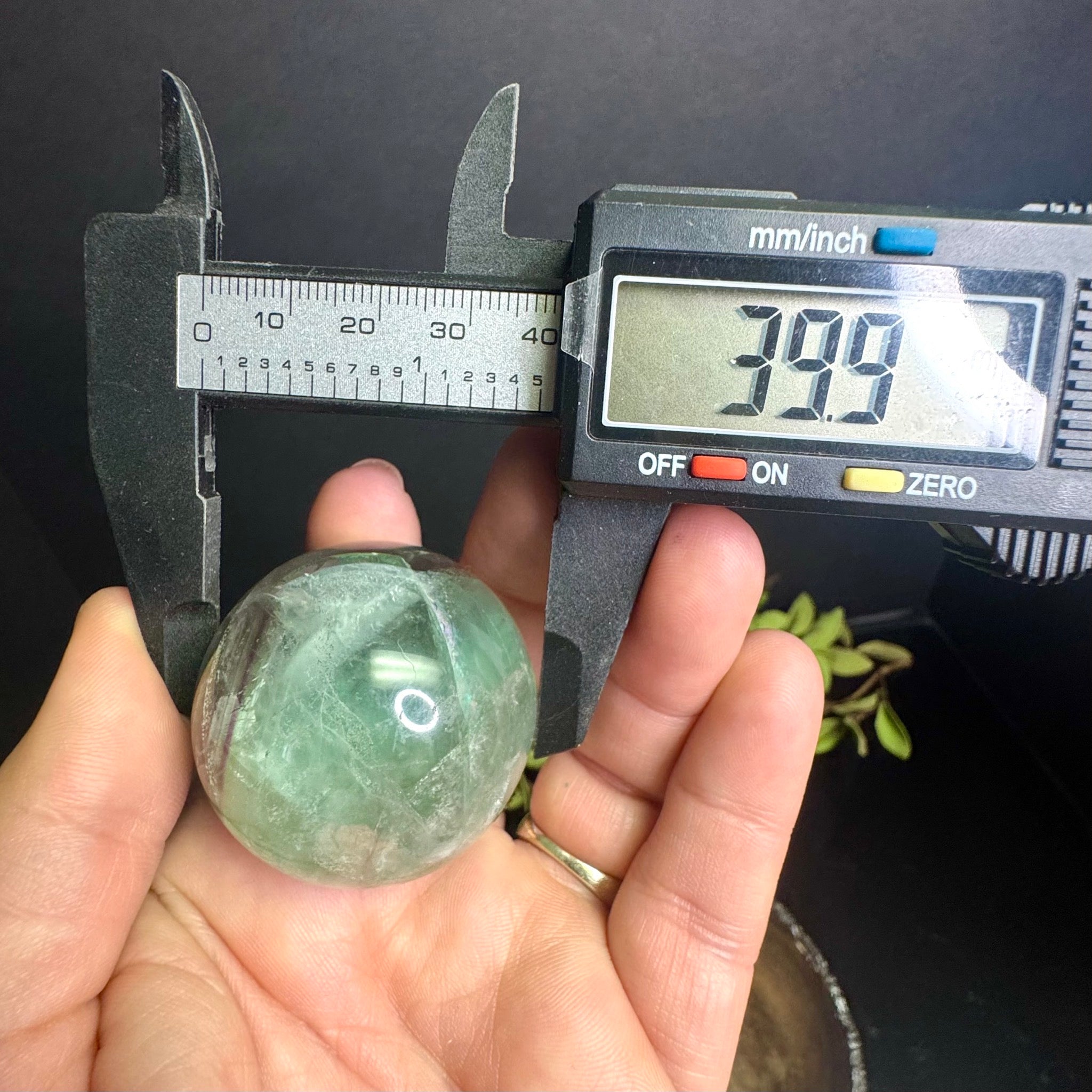 Rainbow Fluorite Sphere