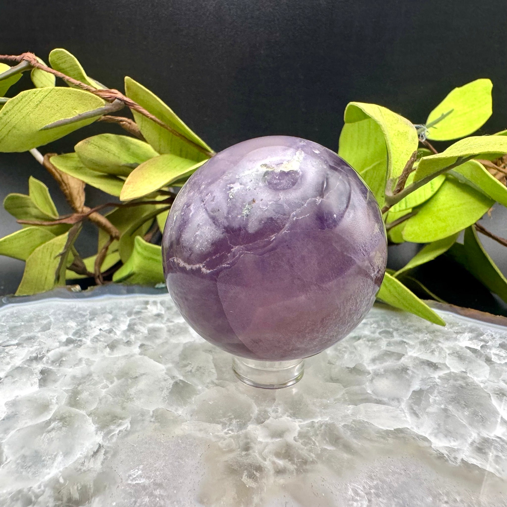 Purple Fluorite Sphere