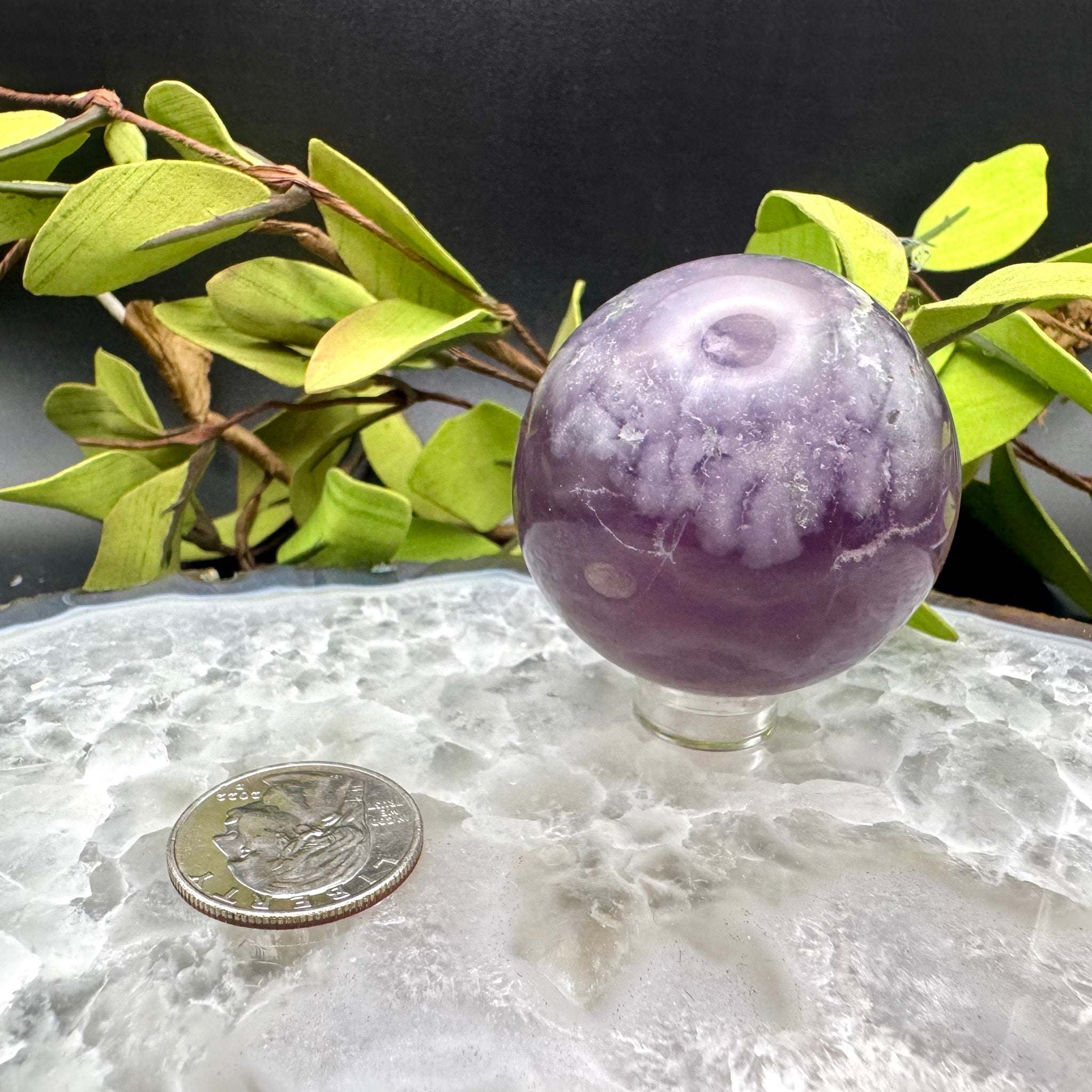 Purple Fluorite Sphere