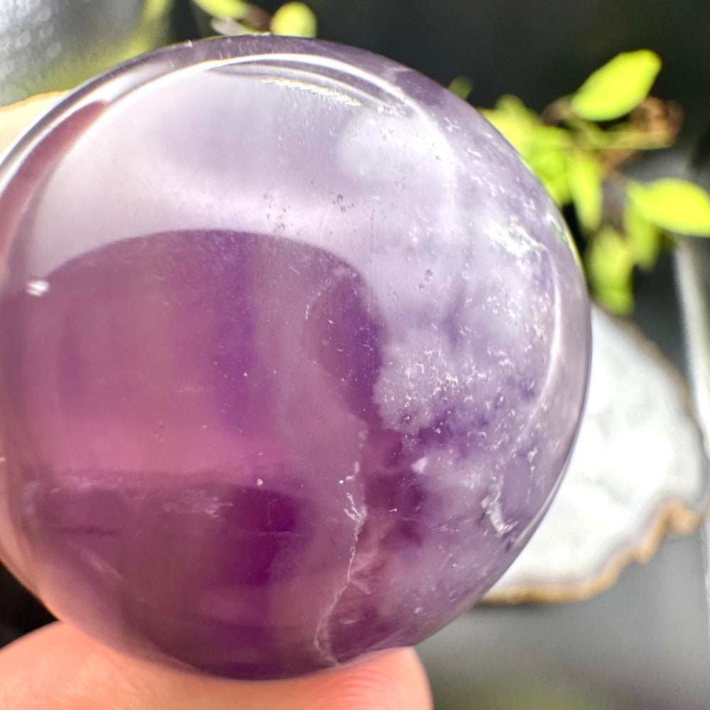 Purple Fluorite Sphere