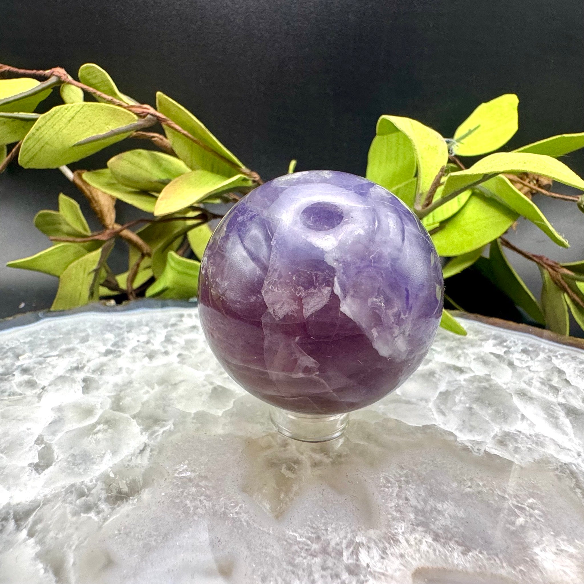 Purple Fluorite Sphere
