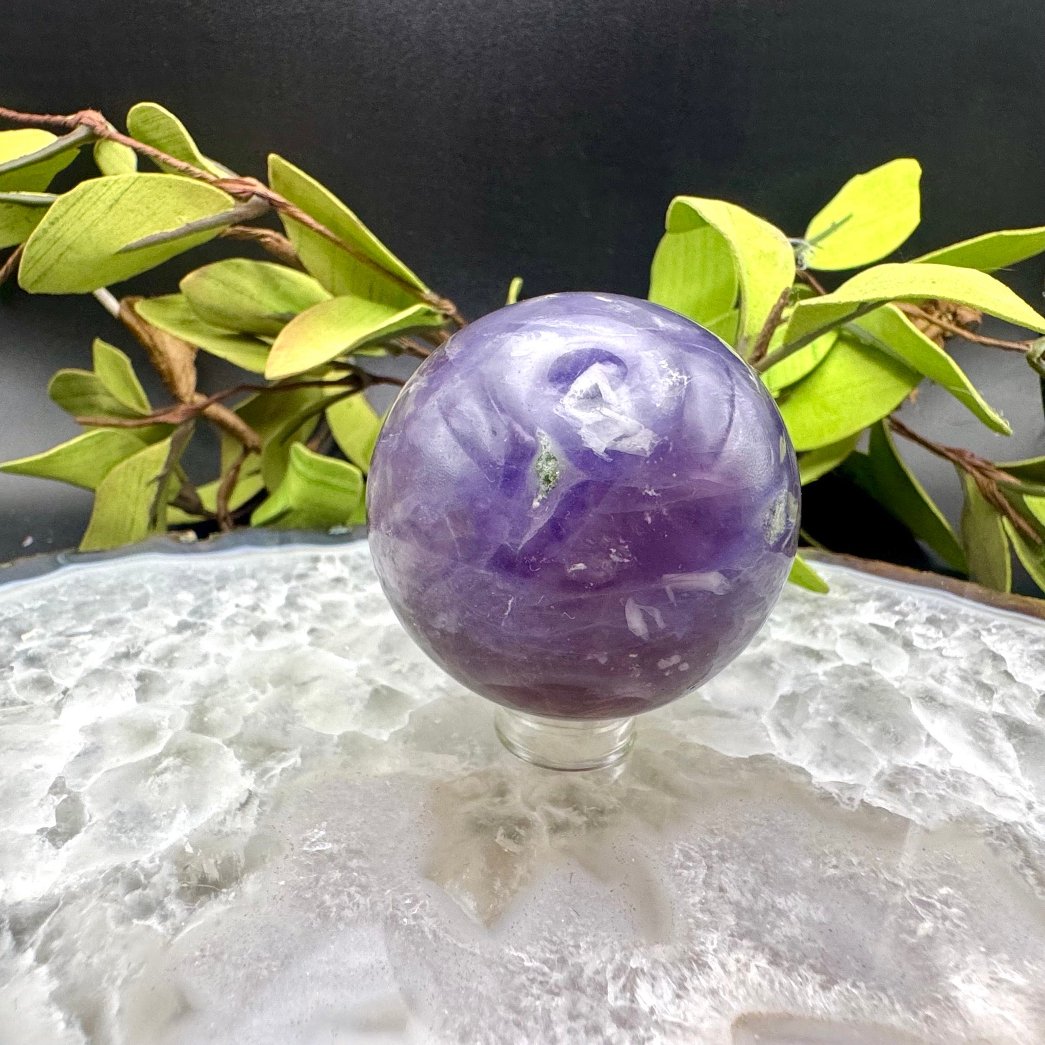 Purple Fluorite Sphere
