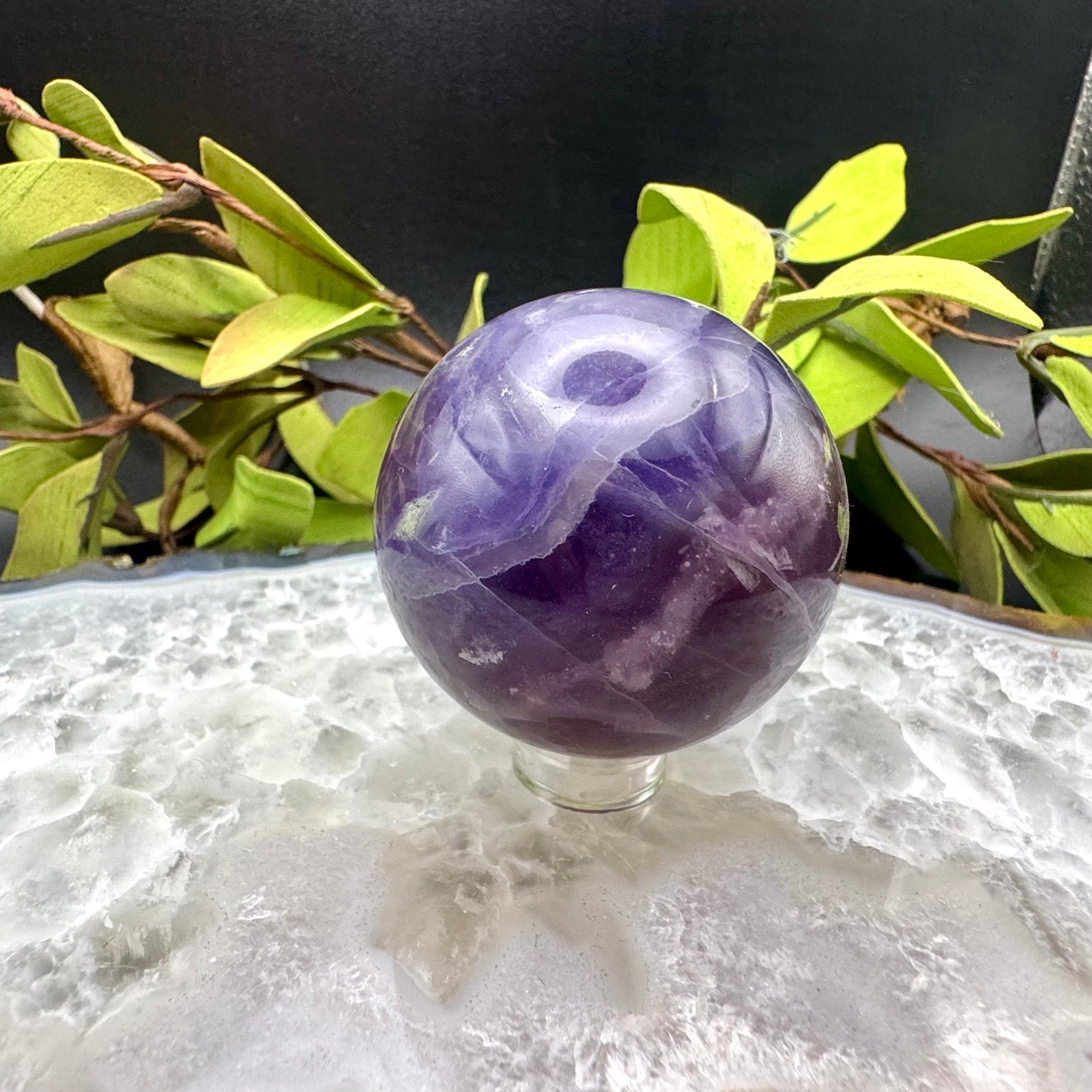 Purple Fluorite Sphere