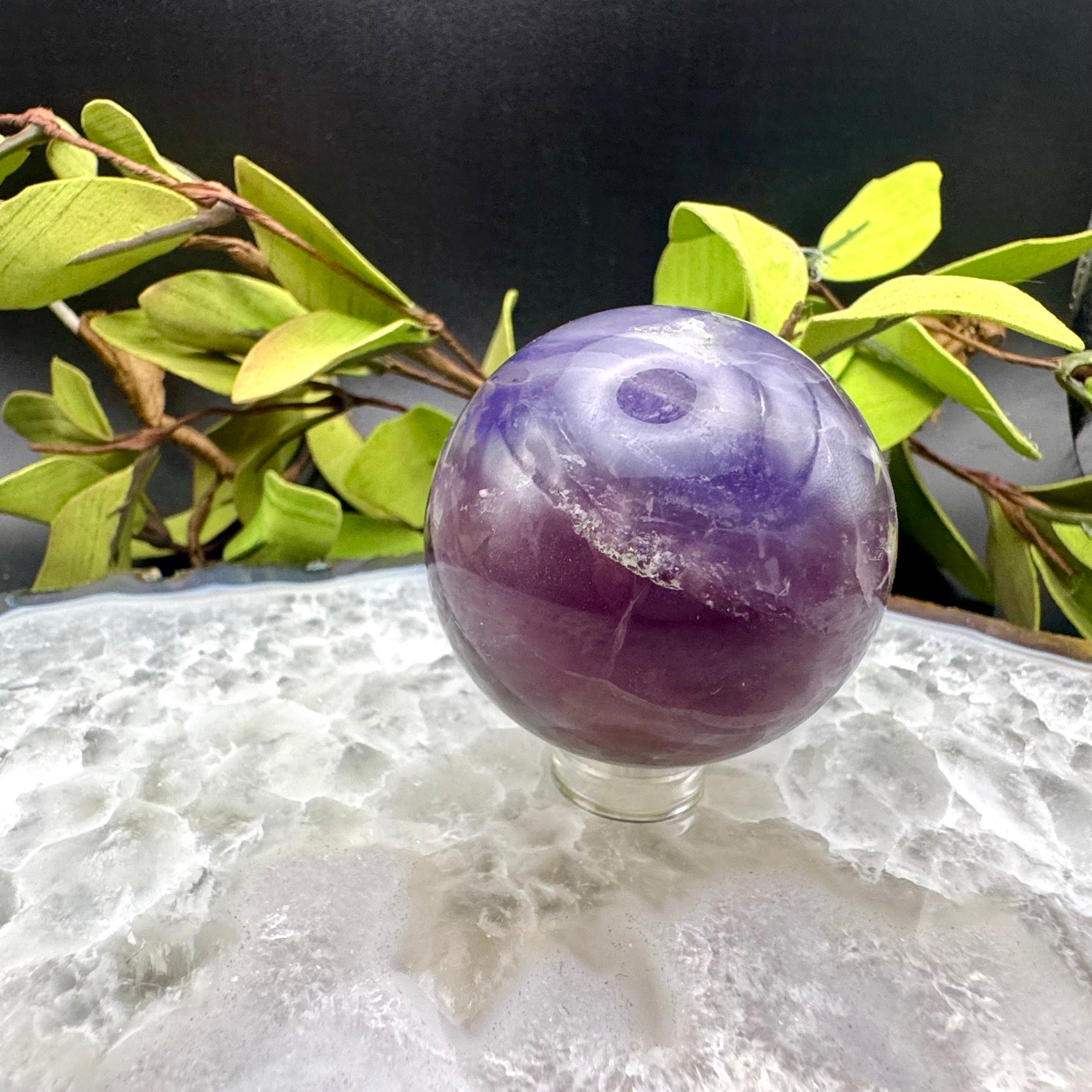 Purple Fluorite Sphere