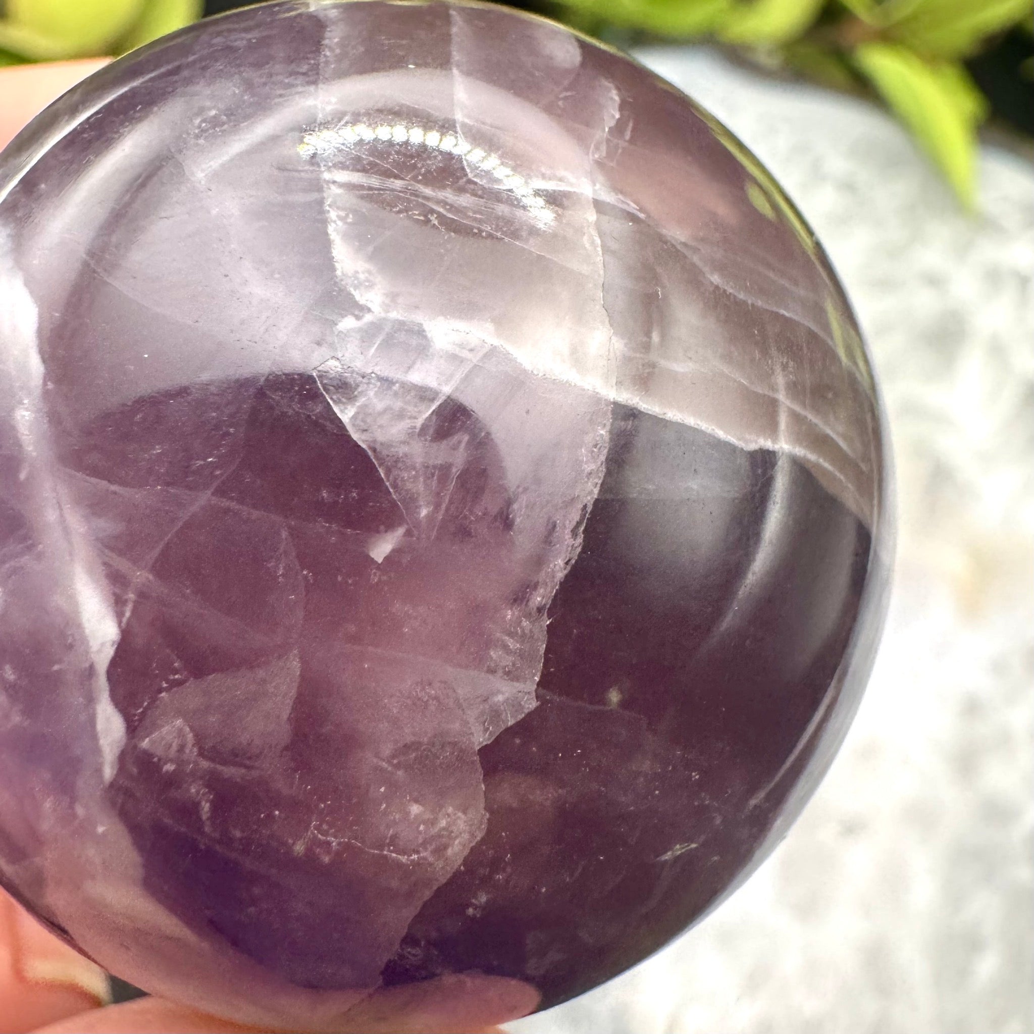Purple Fluorite Sphere