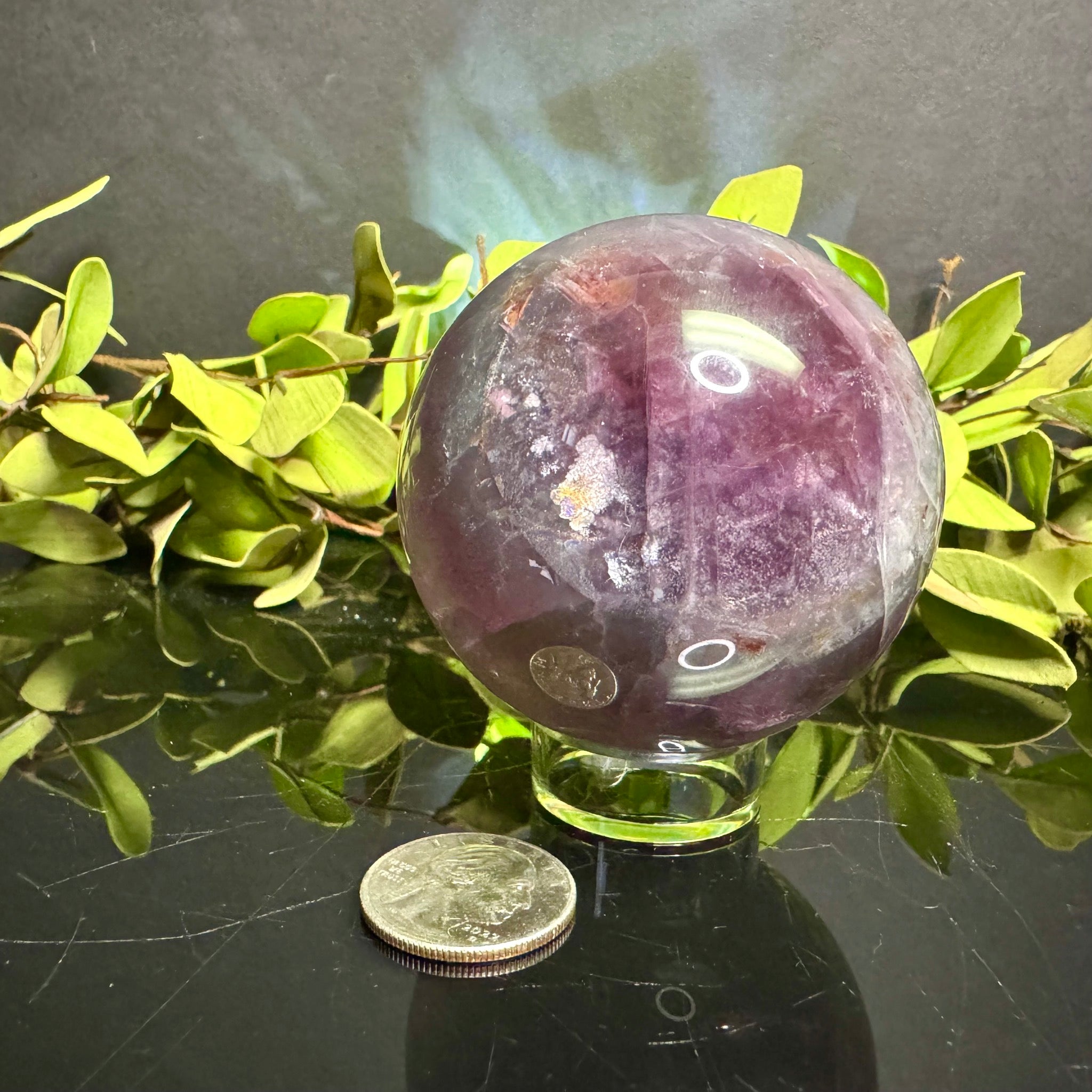 Rainbow Fluorite Sphere