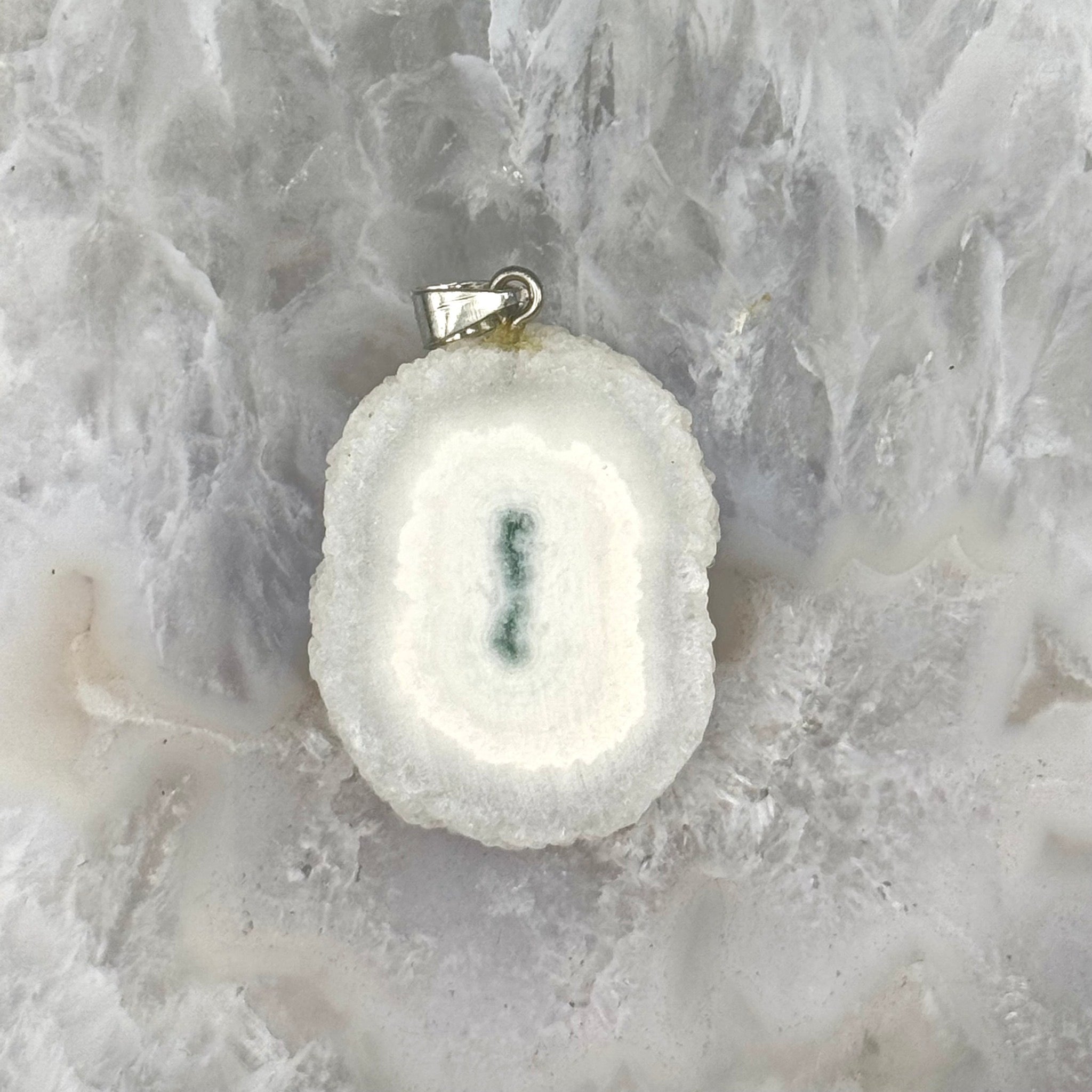 Stalactite Slice Pendant