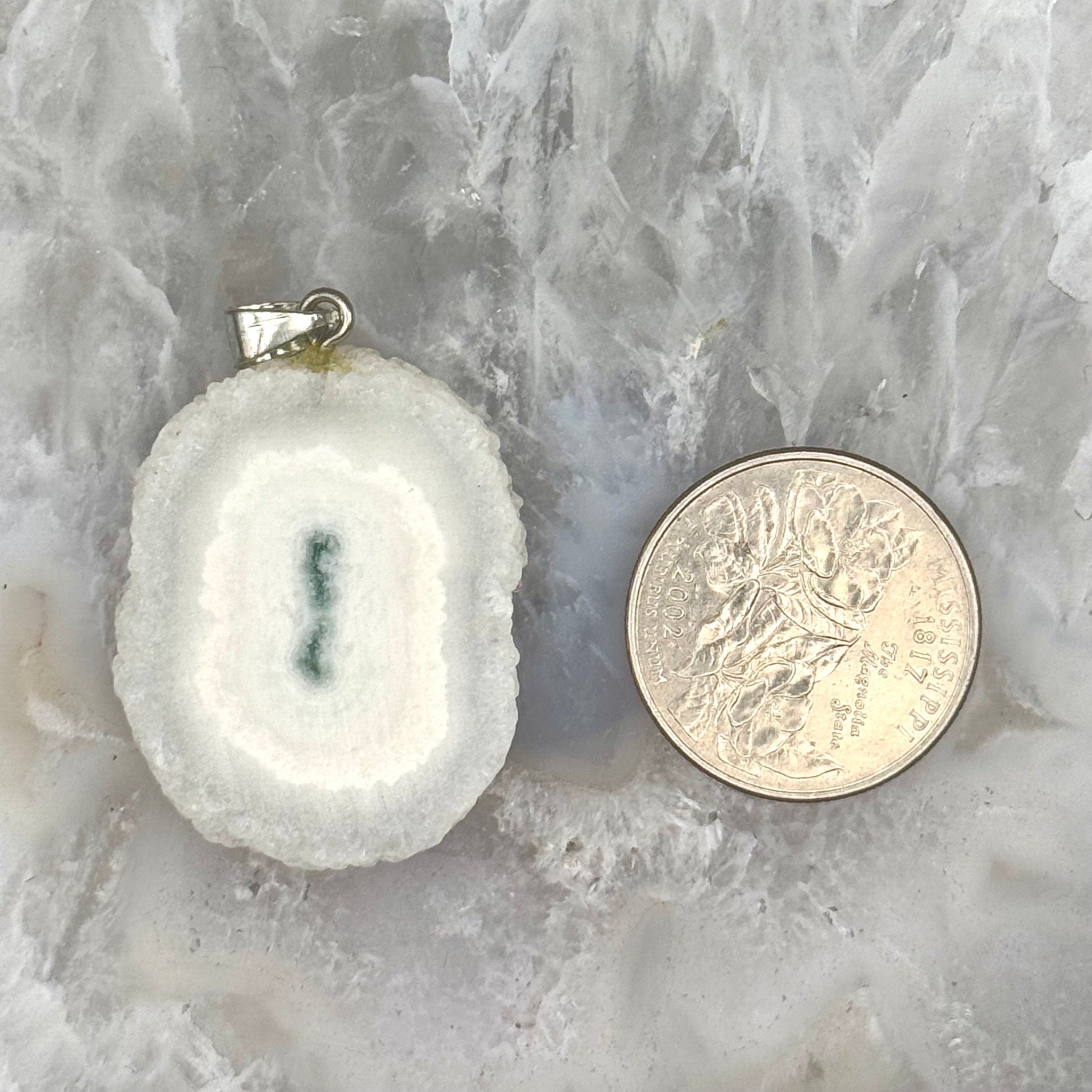 Stalactite Slice Pendant