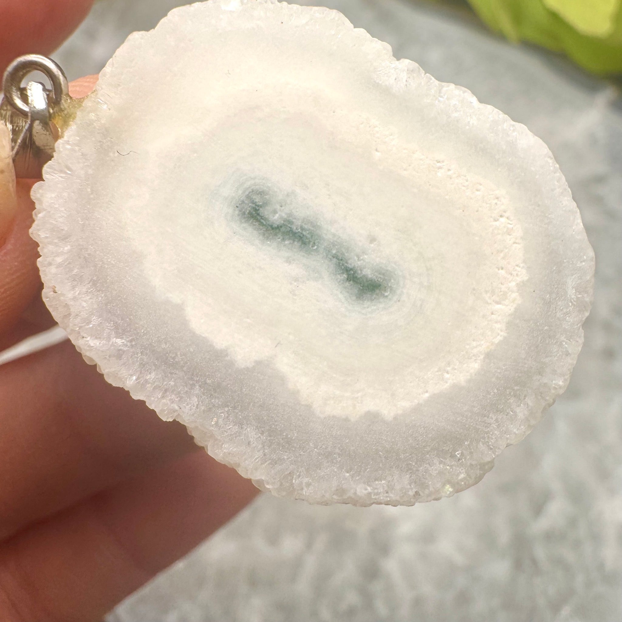 Stalactite Slice Pendant