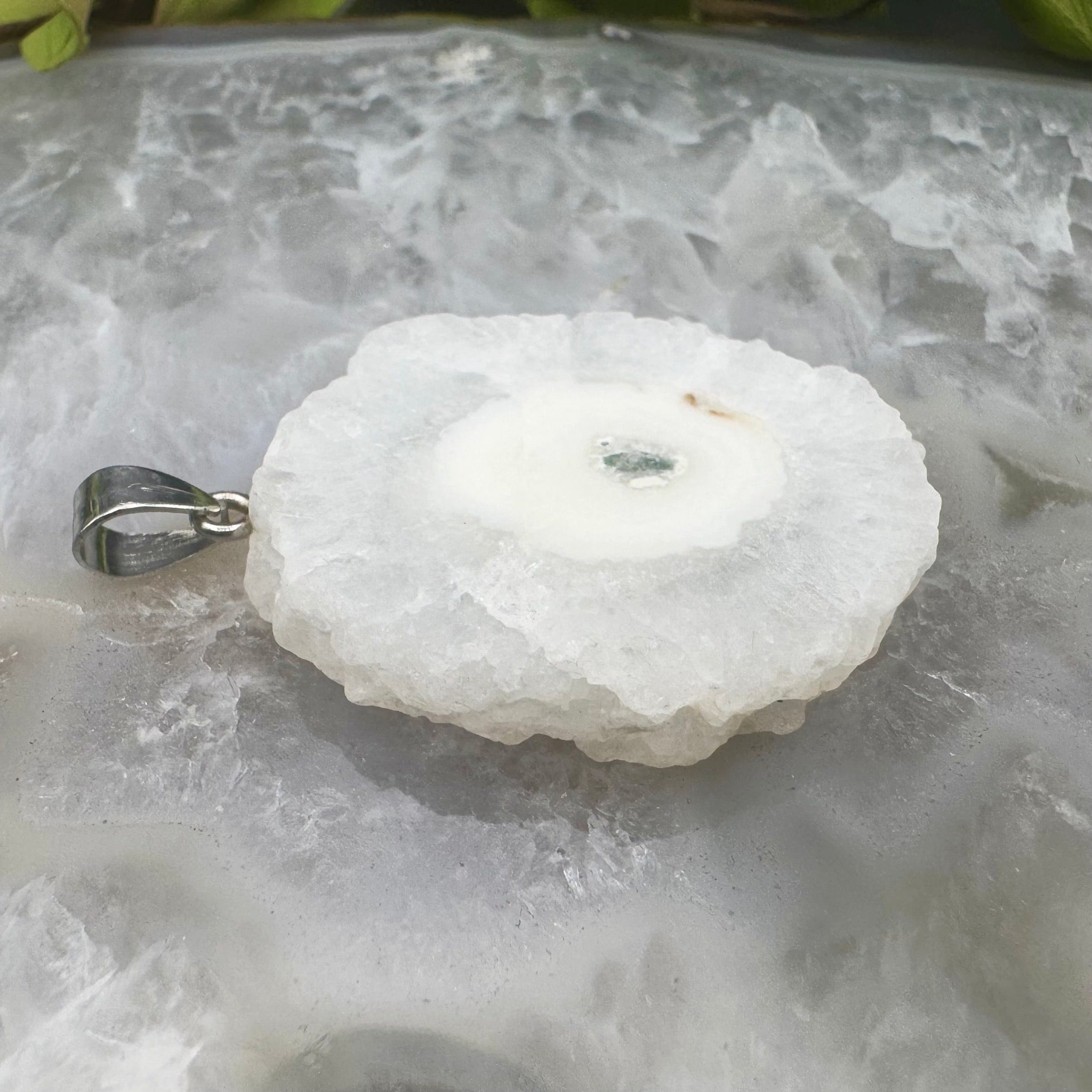 Stalactite Slice Pendant