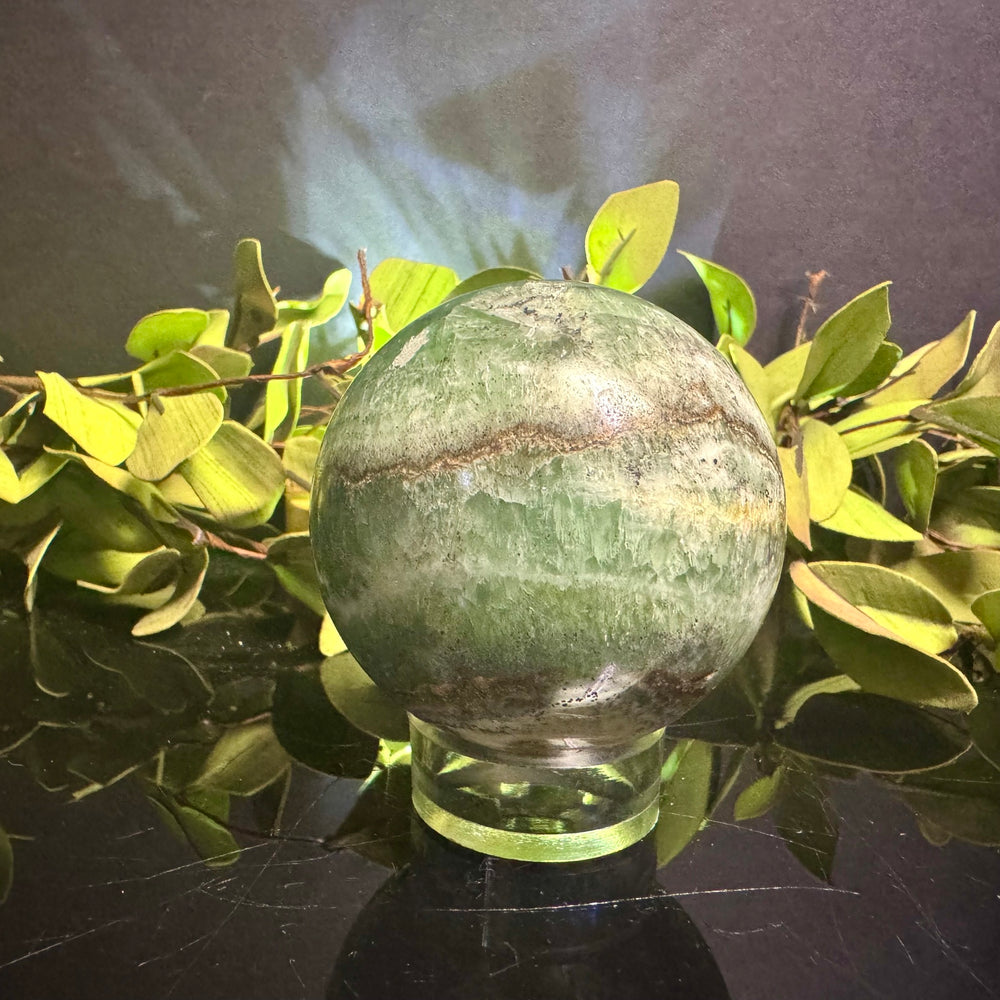 Green Onyx Sphere