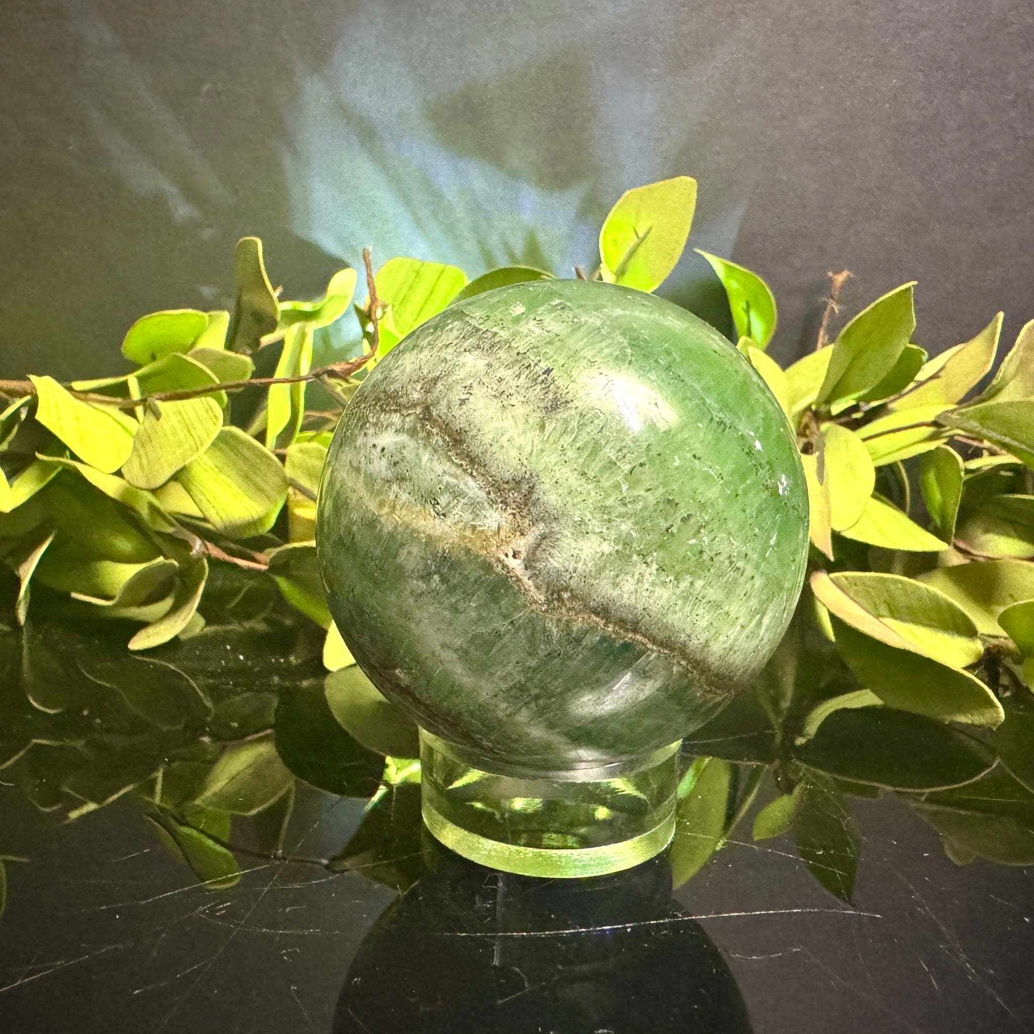 Green Onyx Sphere