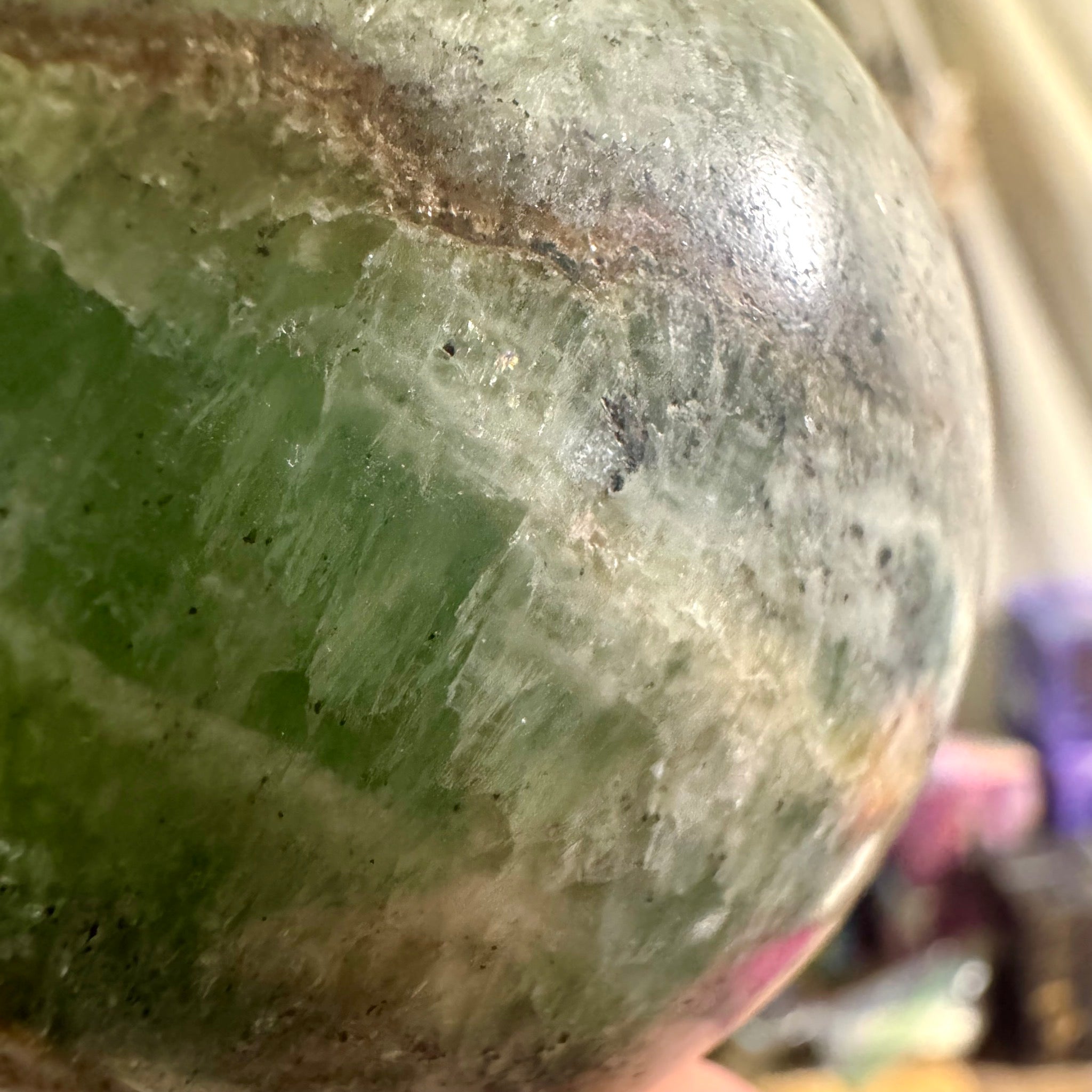Green Onyx Sphere